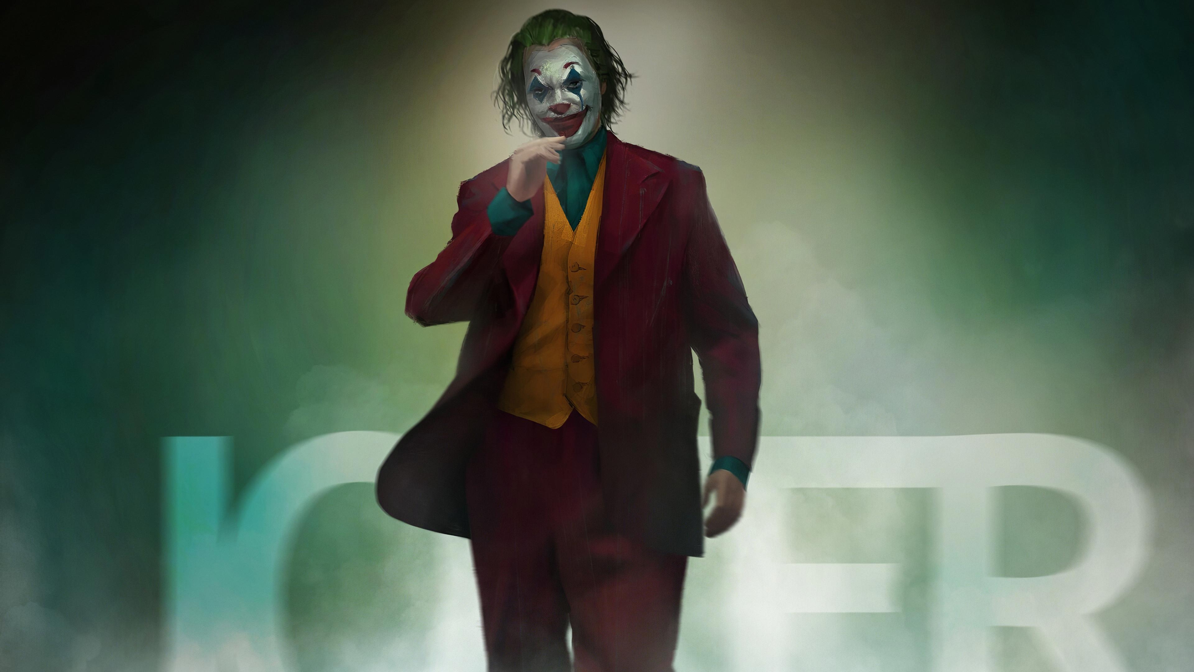 3840x2160 Wallpaper 4k Joker Walking Art 4k Wallpaper, Artwork Wallpaper, Desktop