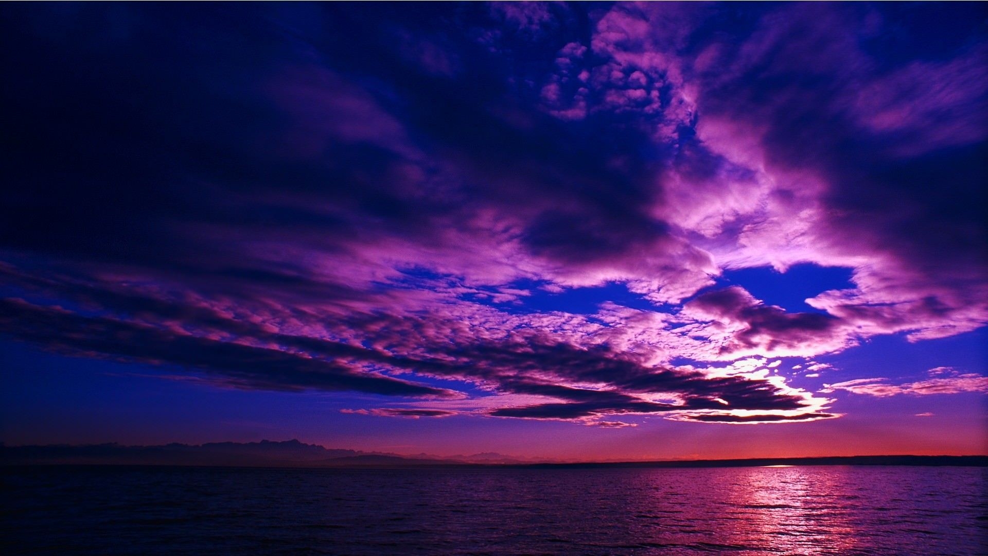 1920x1080 Gorgeous purple and blue sunset [], Desktop