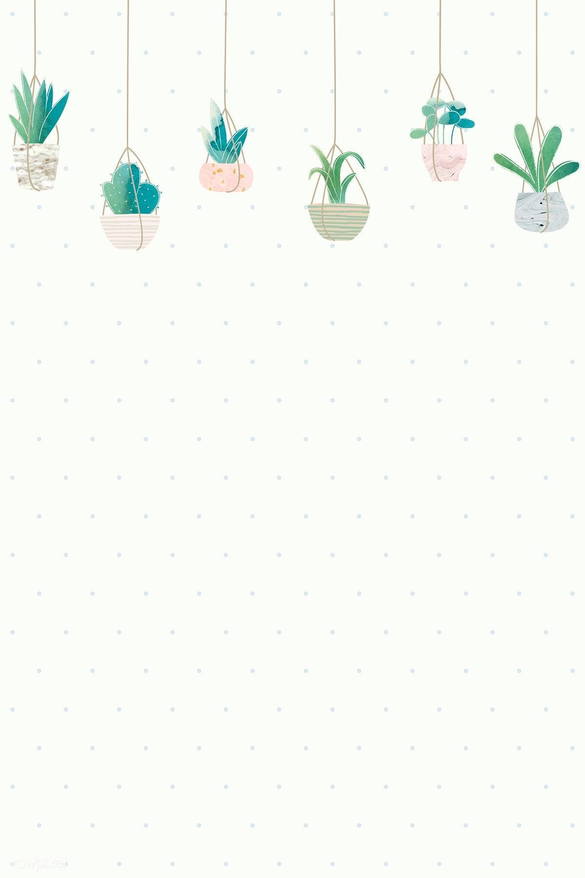 1200x1800 Blank cactus frame design vector. premium image / marinemynt. Cactus vector, Cactus illustration, Aesthetic iphone wallpaper, Phone