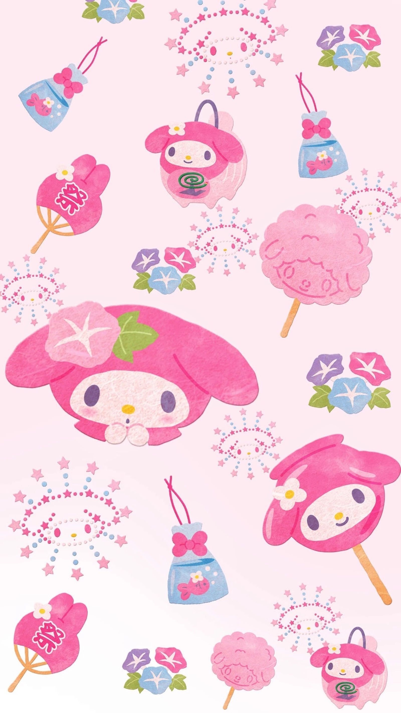 1600x2850 Cute Wallpaper of Hello Kitty, Phone