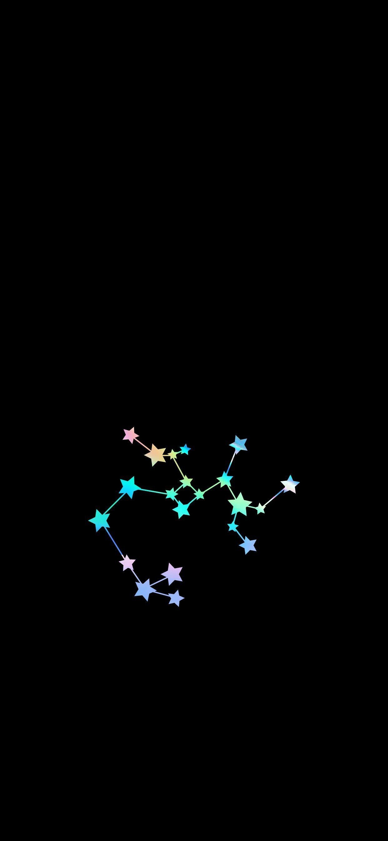 1250x2690 iPhone Aesthetic Zodiac Wallpaper, Phone