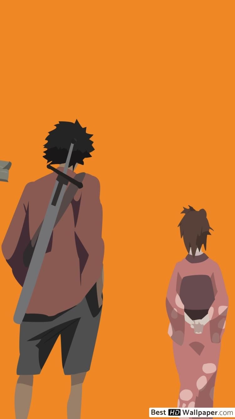 750x1340 Samurai Champloo HD wallpaper download, Phone