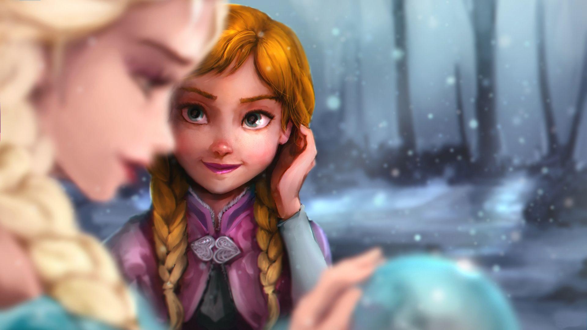 1920x1080 Elsa and Anna Wallpaper, Desktop