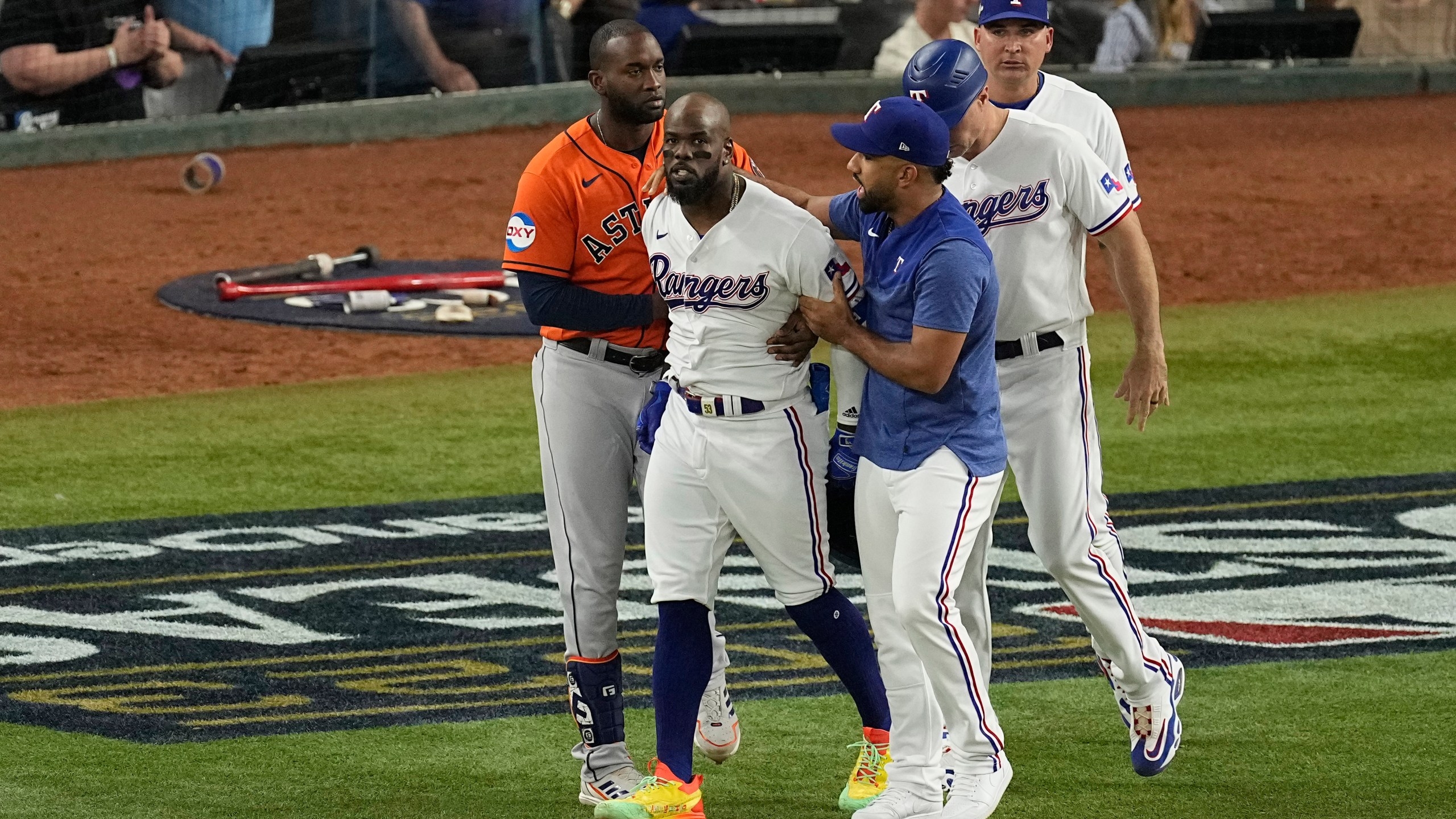 2560x1440 Astros face Rangers in Game 6 of ALCS, Desktop