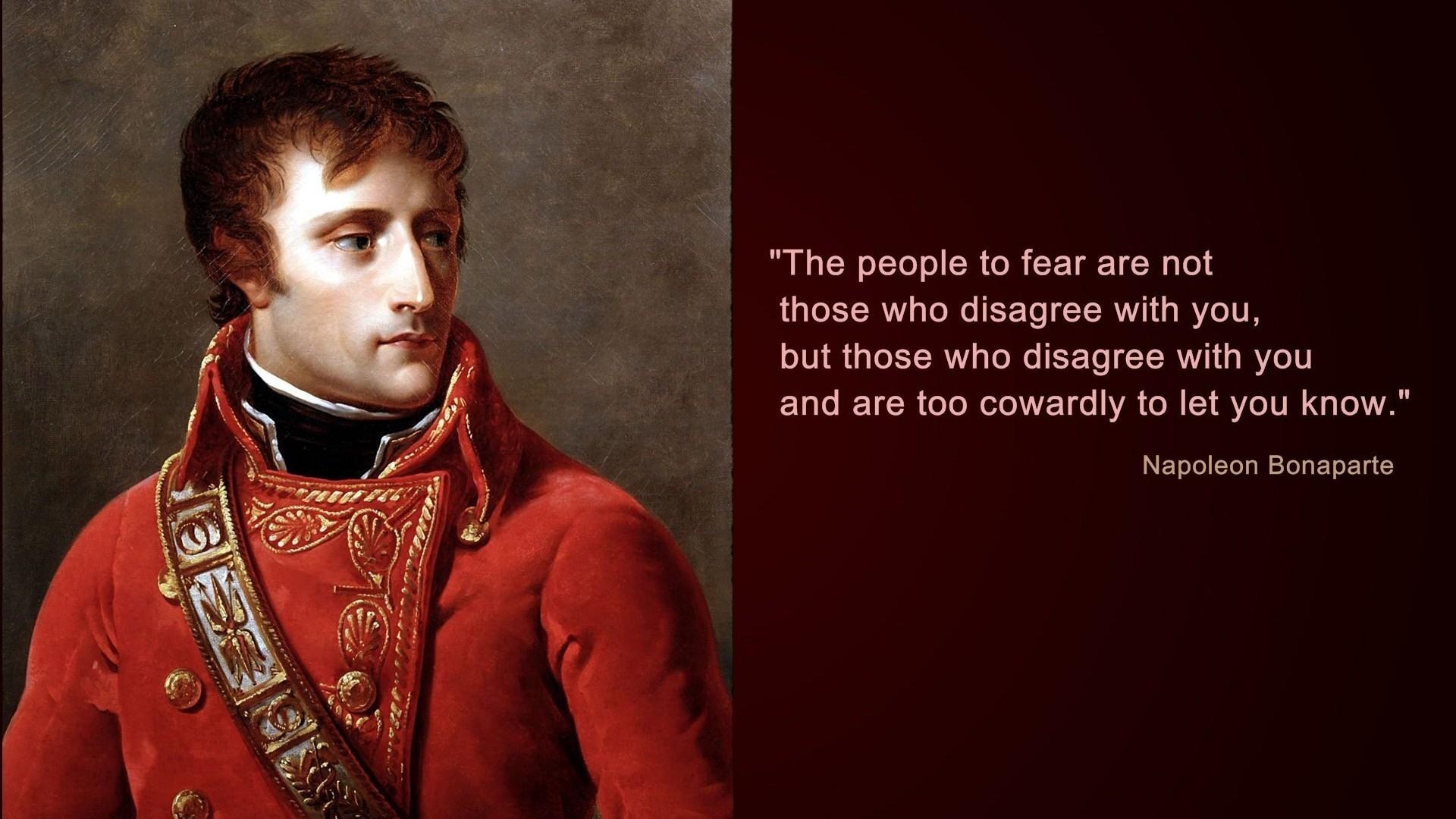 1920x1080 Napoleon Bonaparte People Disagree Quotes Wallpaper 10802, Desktop