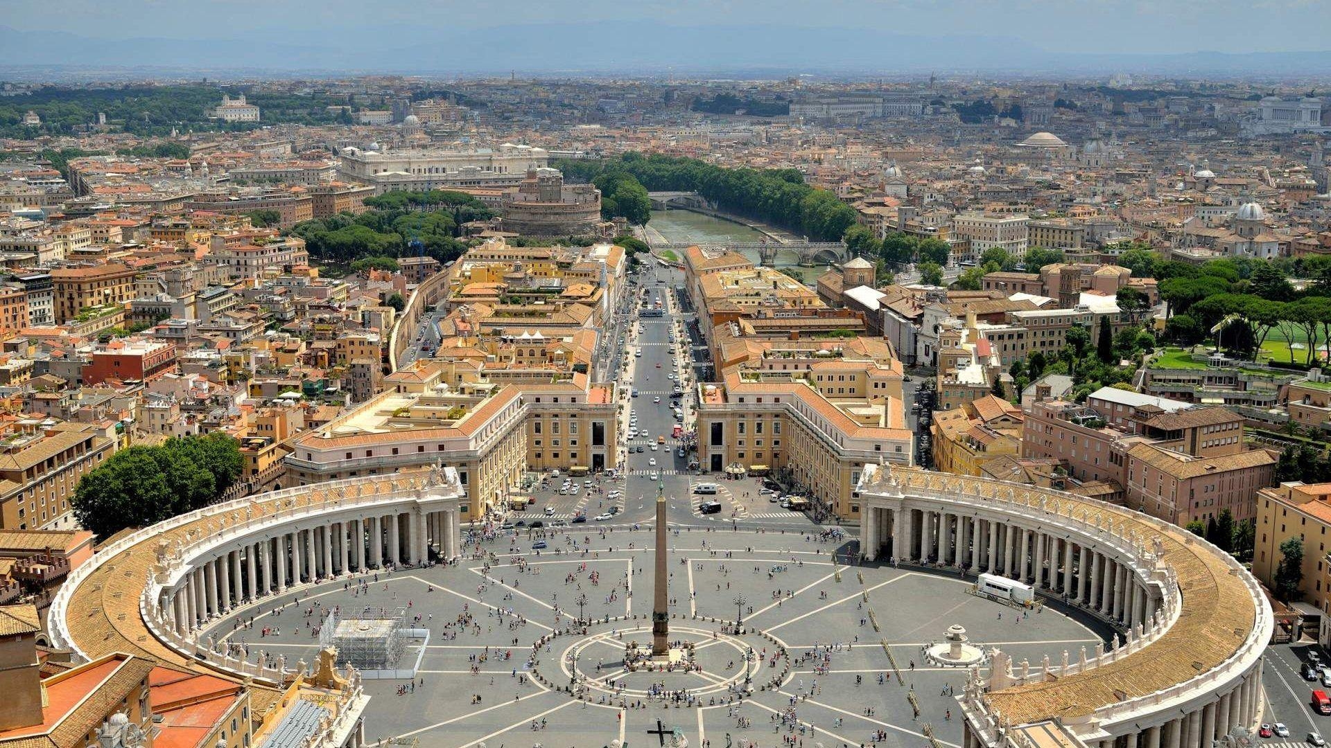 1920x1080 St Peter Square Vatican City Wallpaper For Desktop & Mobile, Desktop