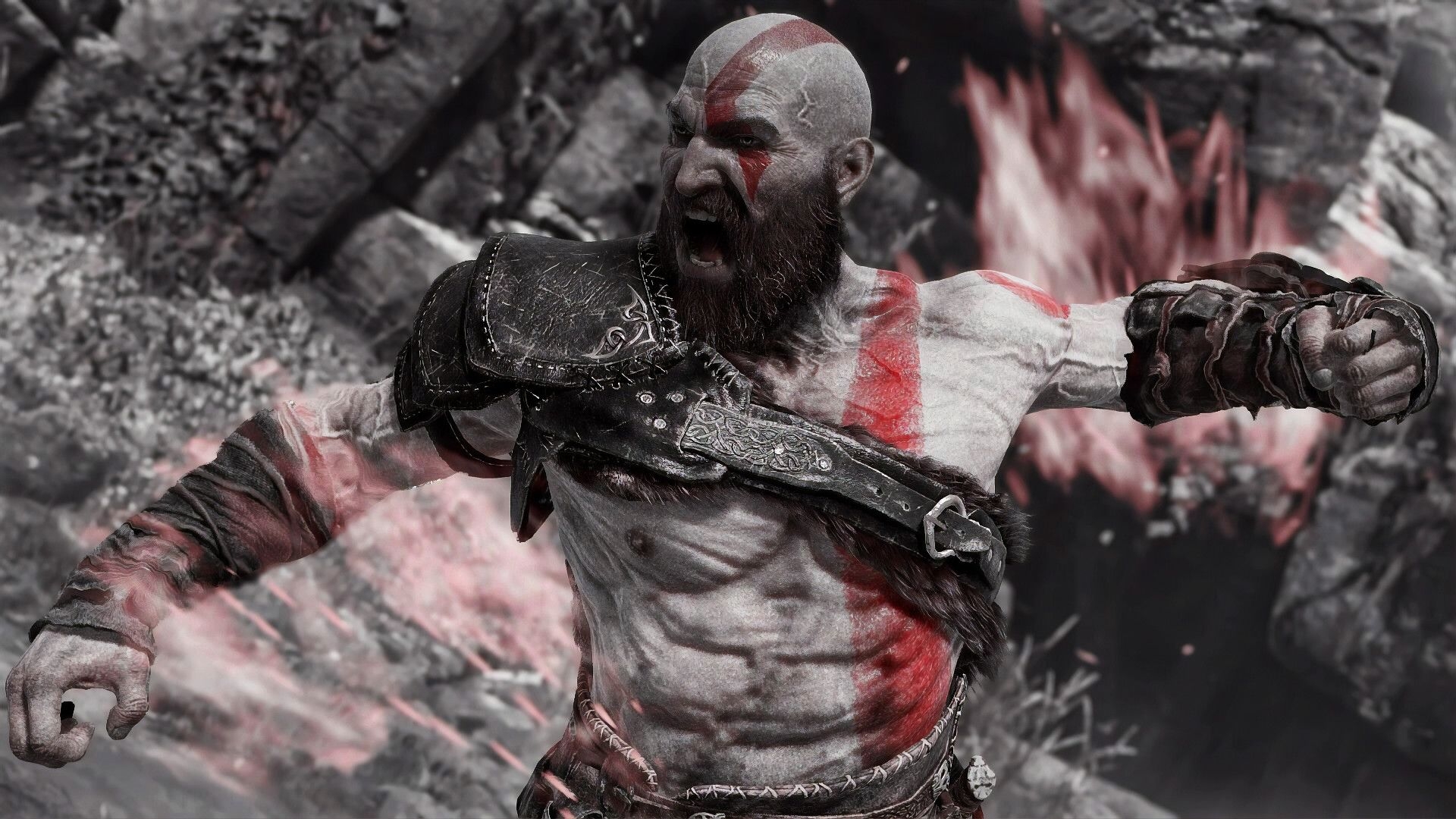 1920x1080 Angry Kratos 4k Laptop Full HD 1080P HD 4k Wallpaper, Image, Background, Photo and Picture, Desktop