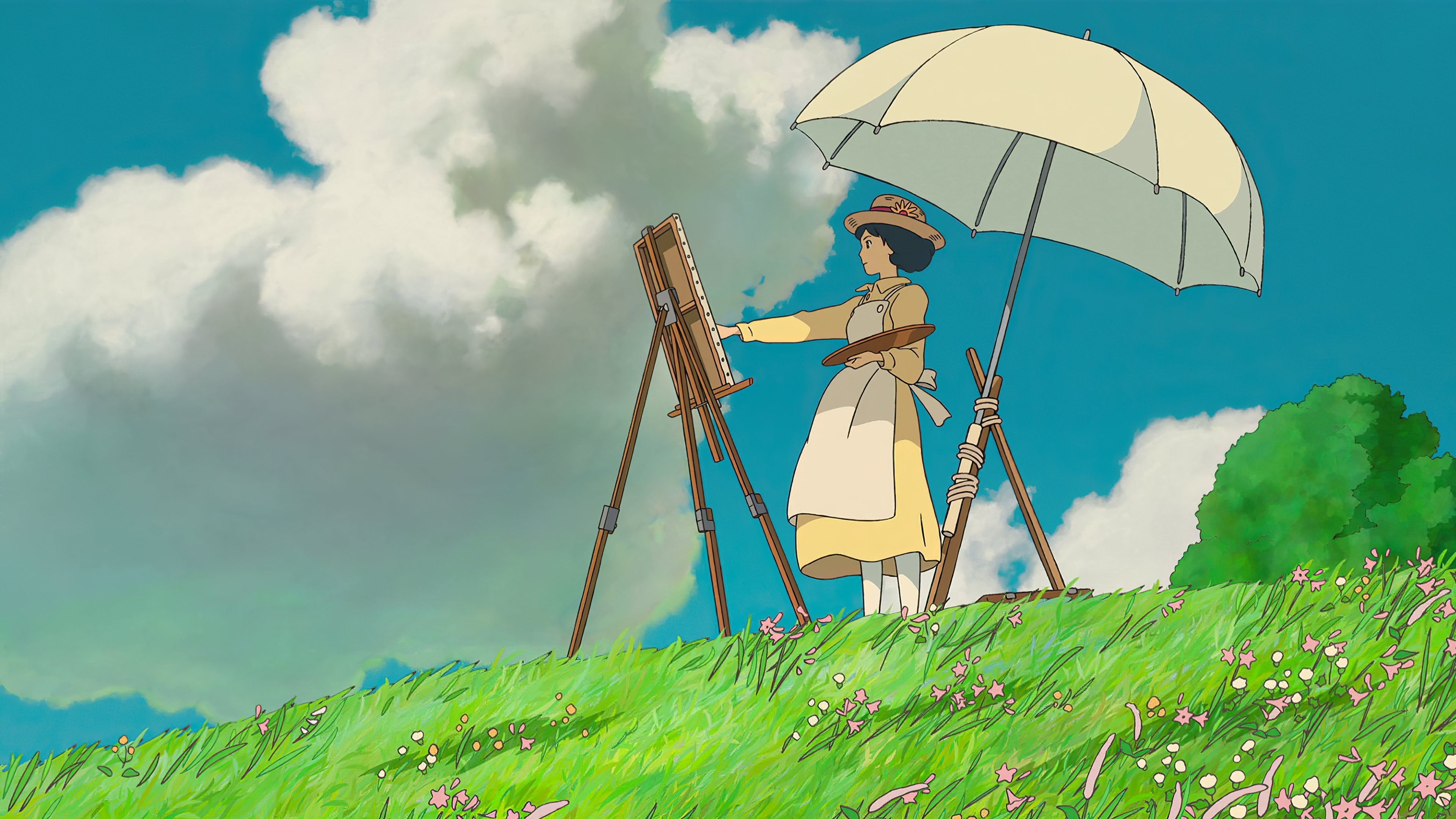 3840x2160 Studio Ghibli #nature #landscape The Wind Rises #colorful #anime anime girls #sky K #wallpaper #hdwallpape. Ghibli artwork, Ghibli art, Studio ghibli background, Desktop