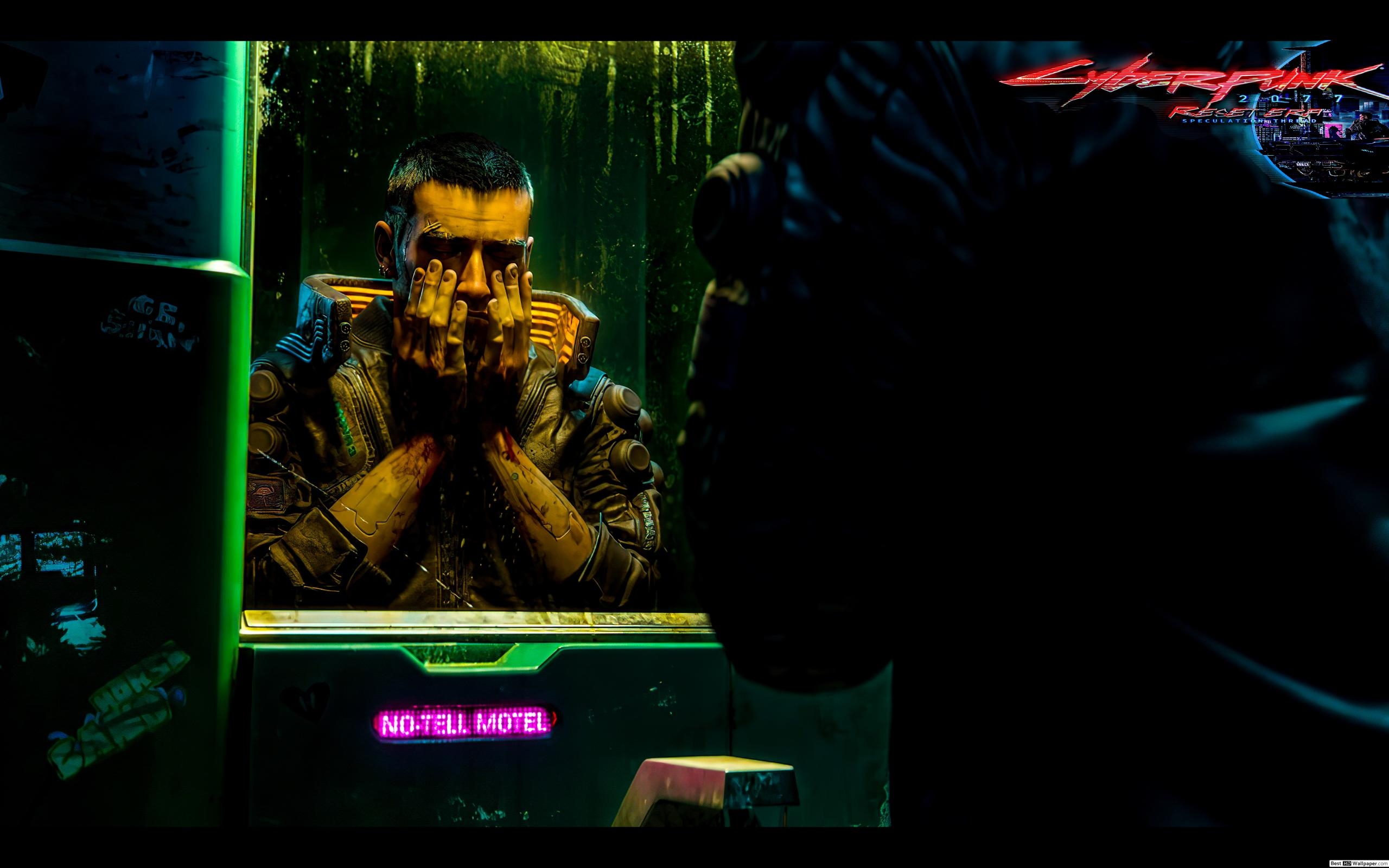 2560x1600 Cyberpunk 2077 Washing Face 8K 4K HD wallpaper download, Desktop