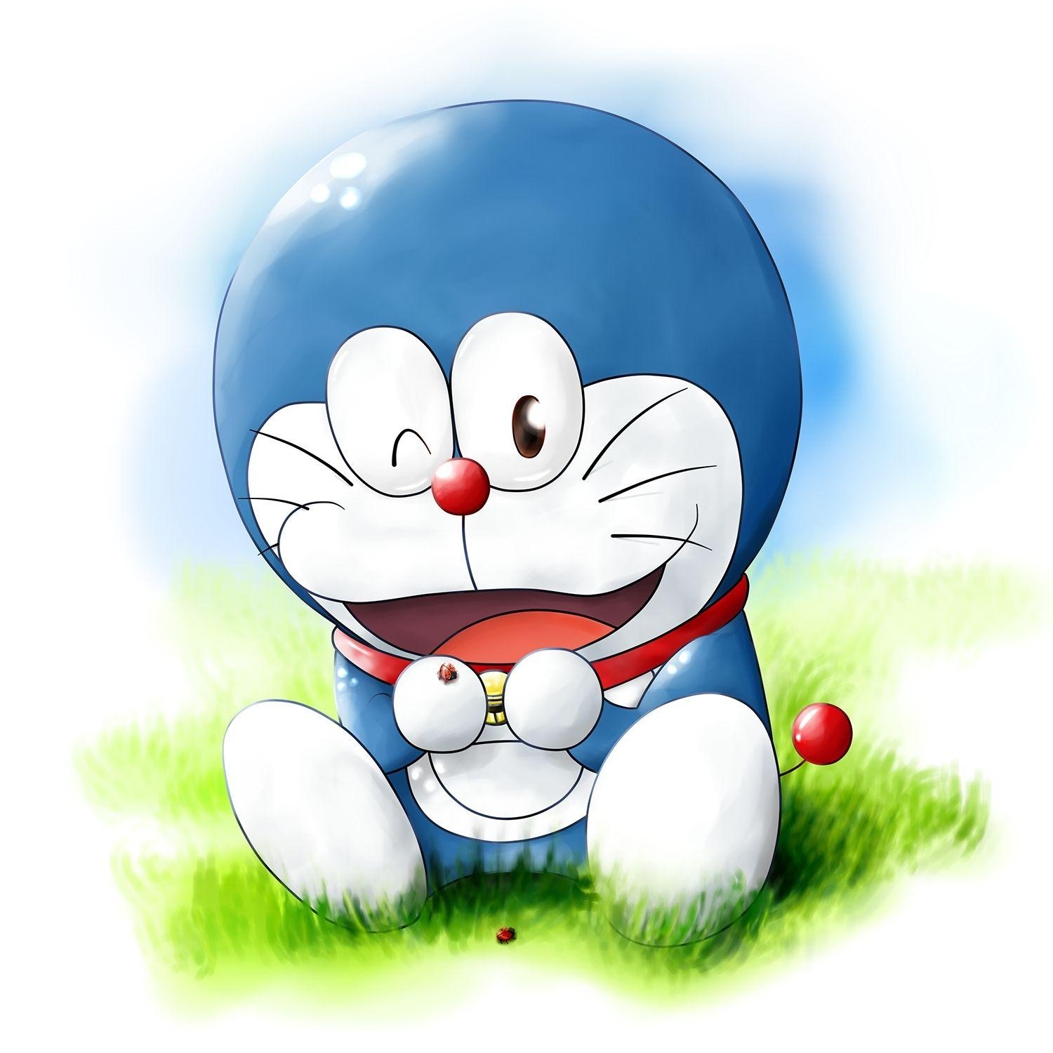 1500x1500 Doraemon Christmas Free HD Wallpaper, Phone