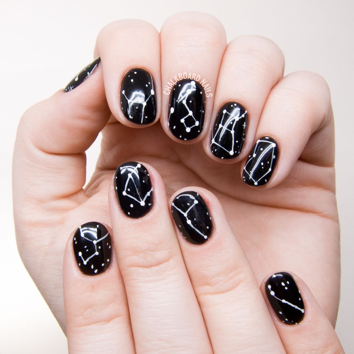 1200x1200 Nails Art Wallpaper, Black Nails Art, Phone