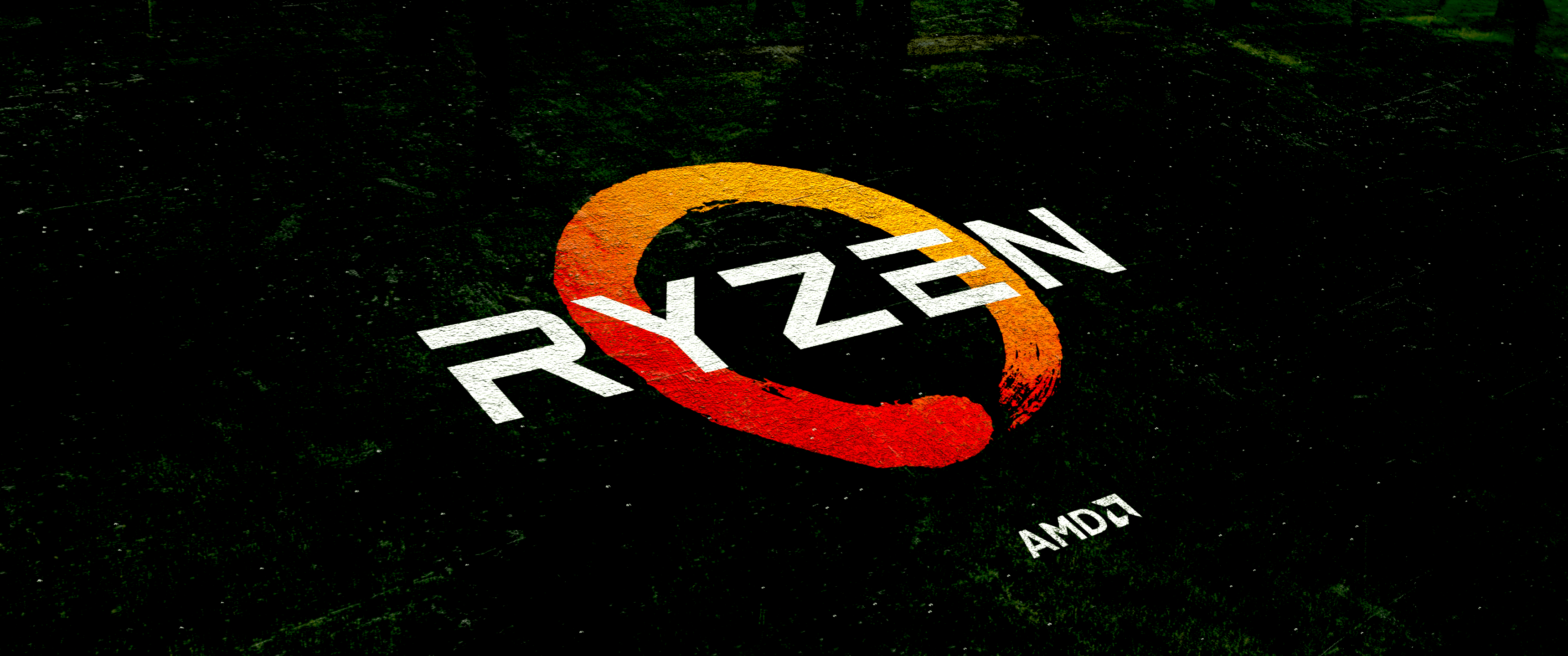 3440x1440 Made some Ryzen Wallpaper (), Dual Screen