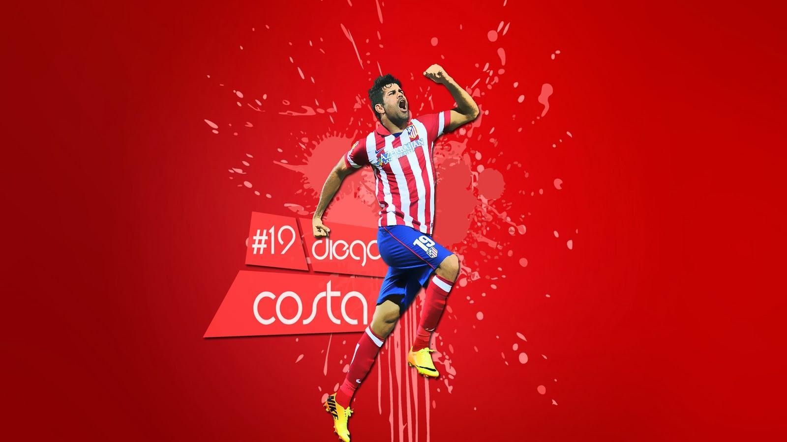 1600x900 Diego Costa Atletico Madrid Wallpaper Wallpaper. Download HD, Desktop