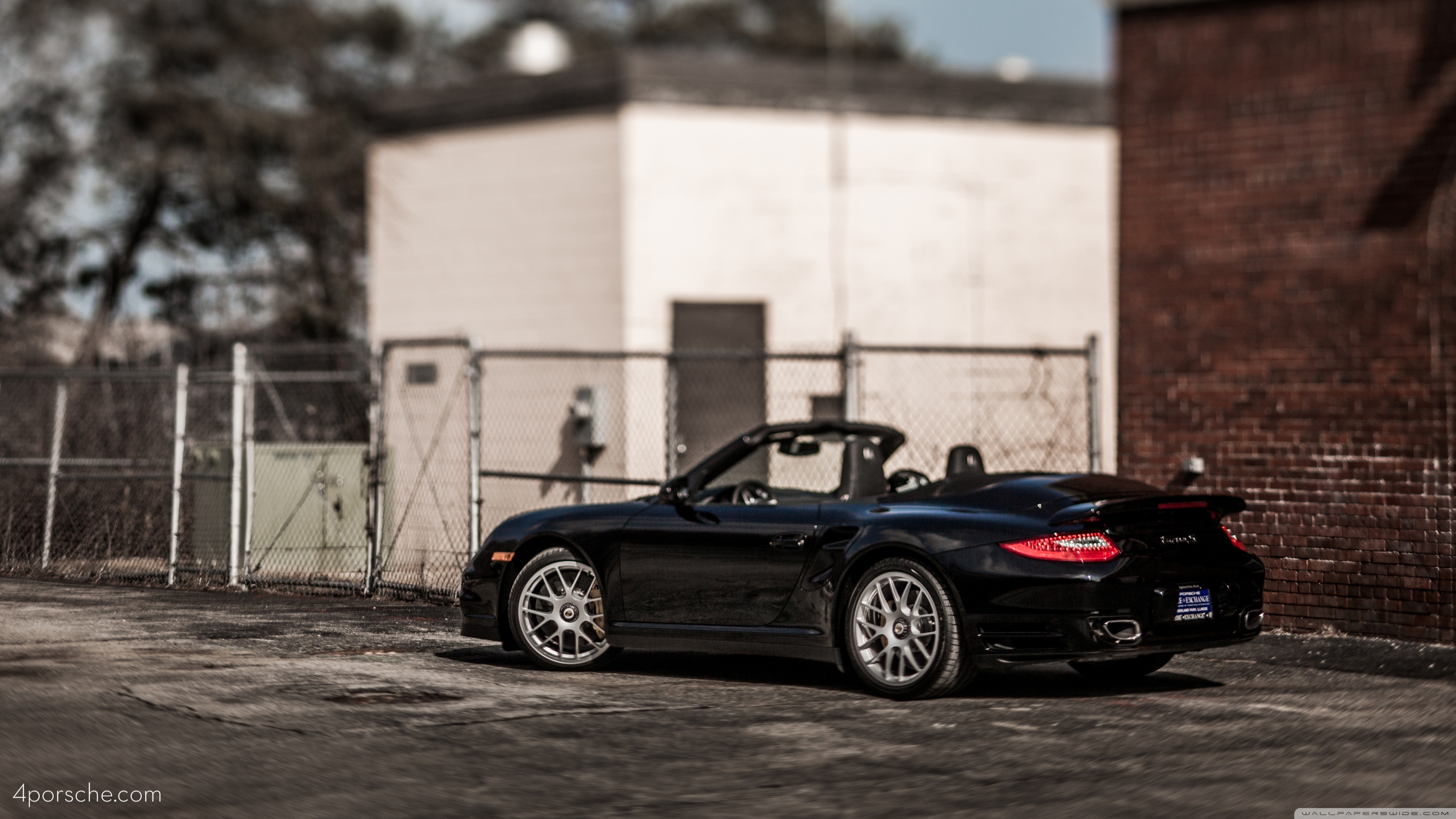 3560x2000 Porsche 911 997 Turbo S Cabriolet Exchange Park, Desktop