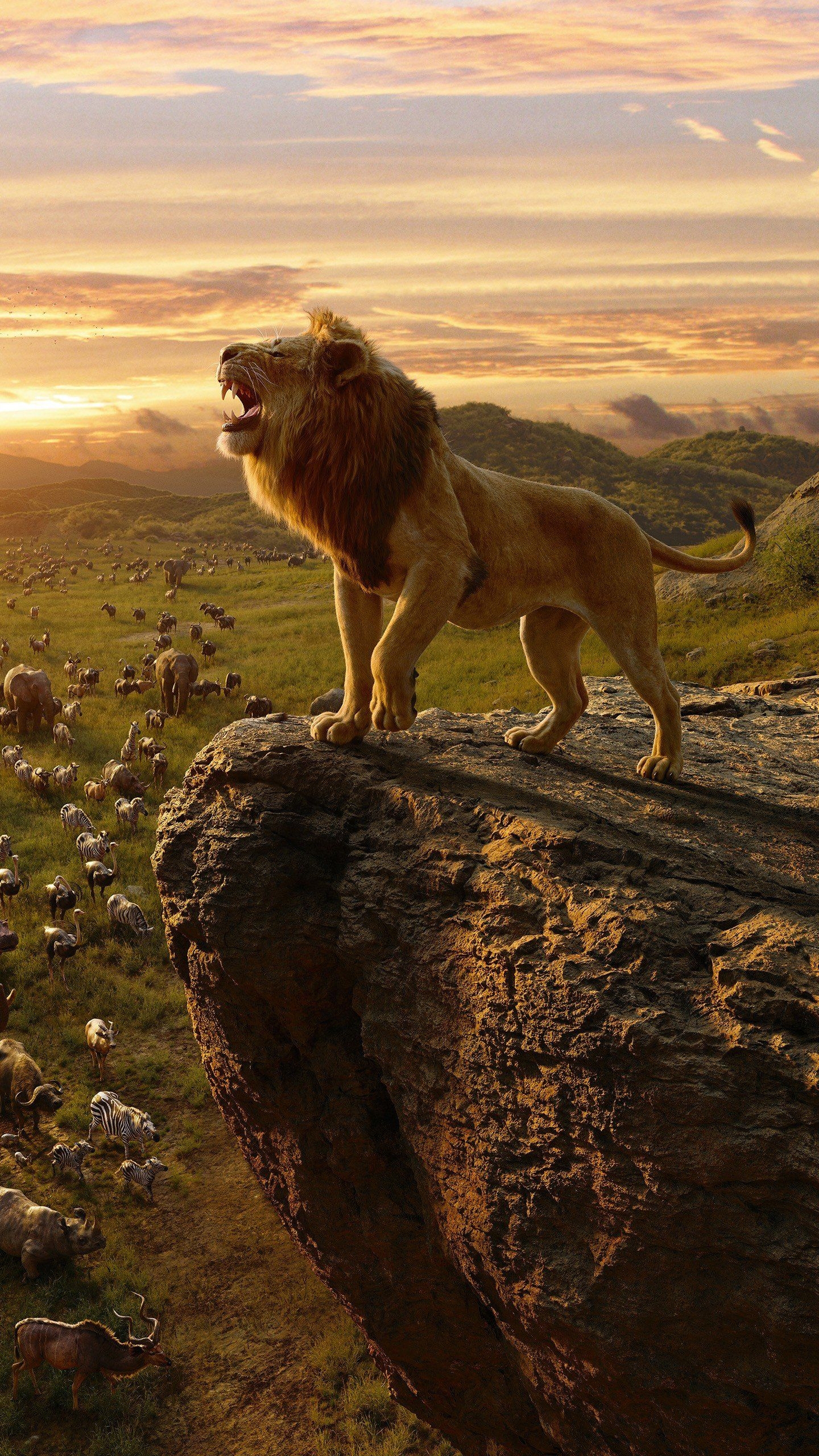 1440x2560 Ultra HD Lion King 4k Wallpaper, Phone