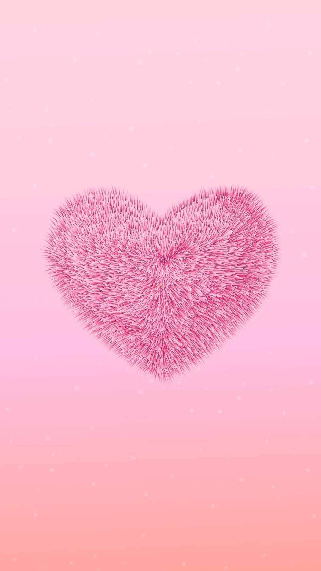 1080x1920 Download Aesthetic Pink iPhone Fluffy, Phone