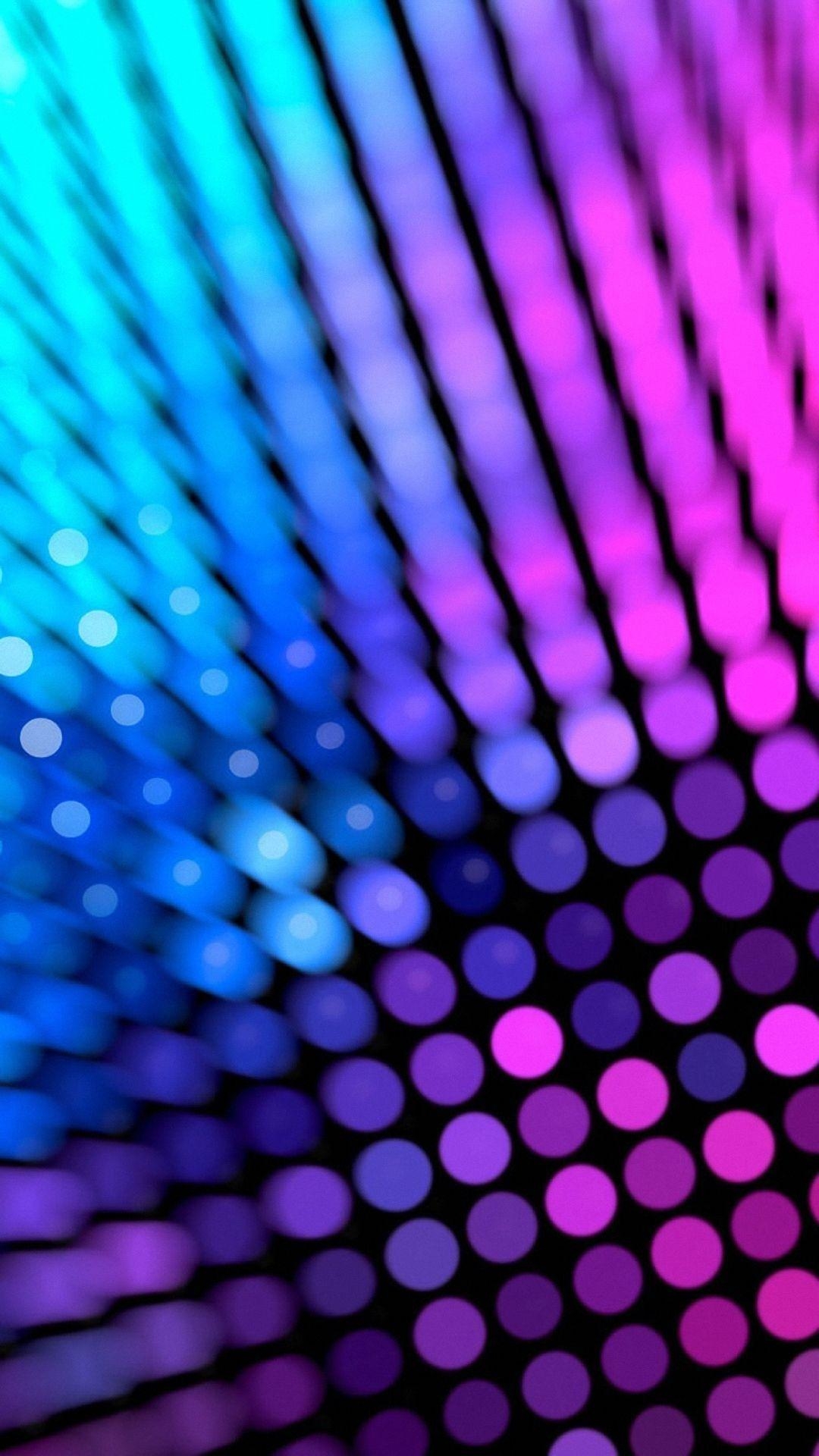 1080x1920 Neon Dots motorola moto Wallpaper HD, Phone