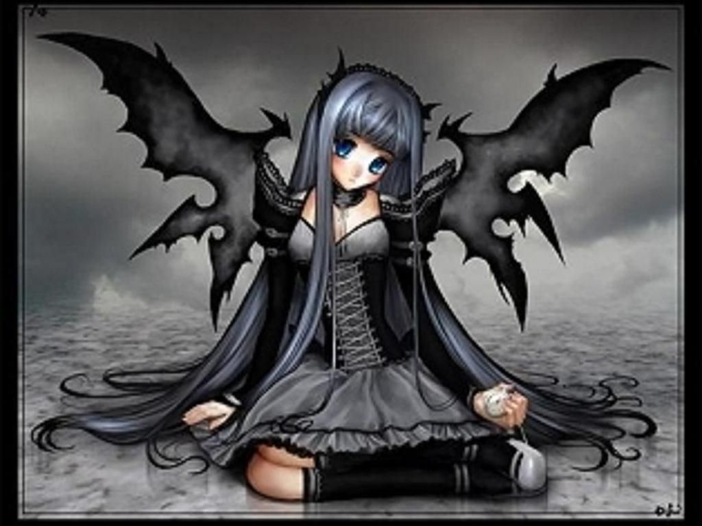 1030x770 image Of Dark Emo Gothic Anime Girl Anime Wallpaper, Desktop