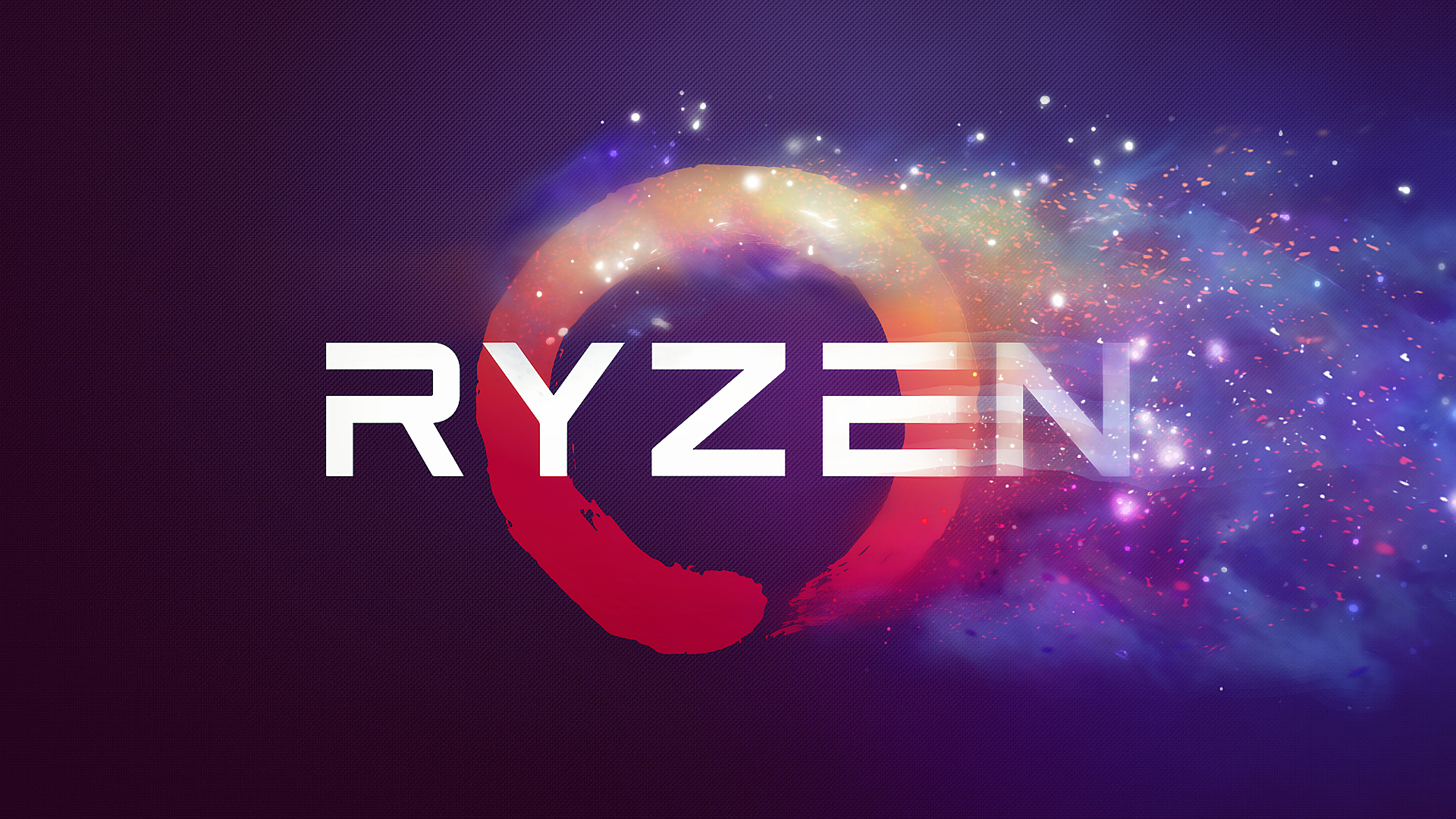 1920x1080 Ryzen Logo Circle: AMD RYZEN Circle Simple Background Wallpaper, Ryzen Logo projects, Desktop