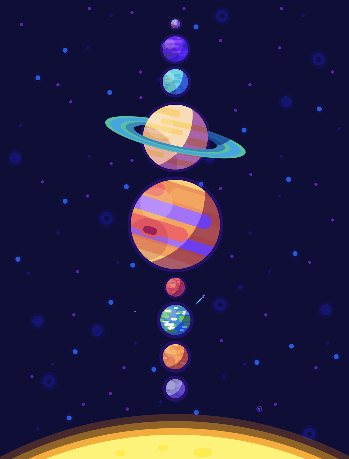 1420x1860 Wallpaper Solar System Wallpaper For Phone Tablet, Phone