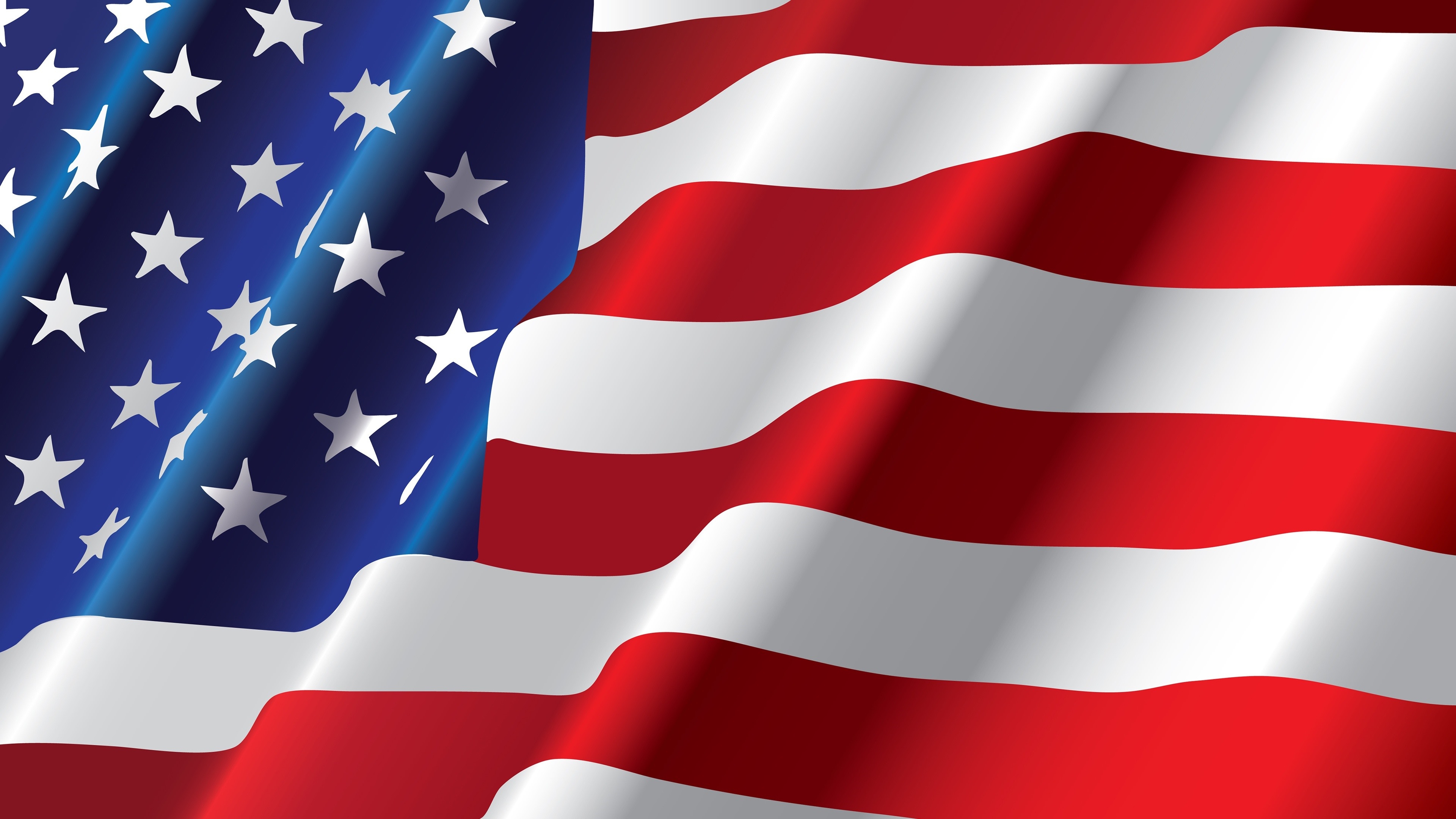 3840x2160 Wallpaper USA flag, stars, stripes  UHD 4K Picture, Image, Desktop