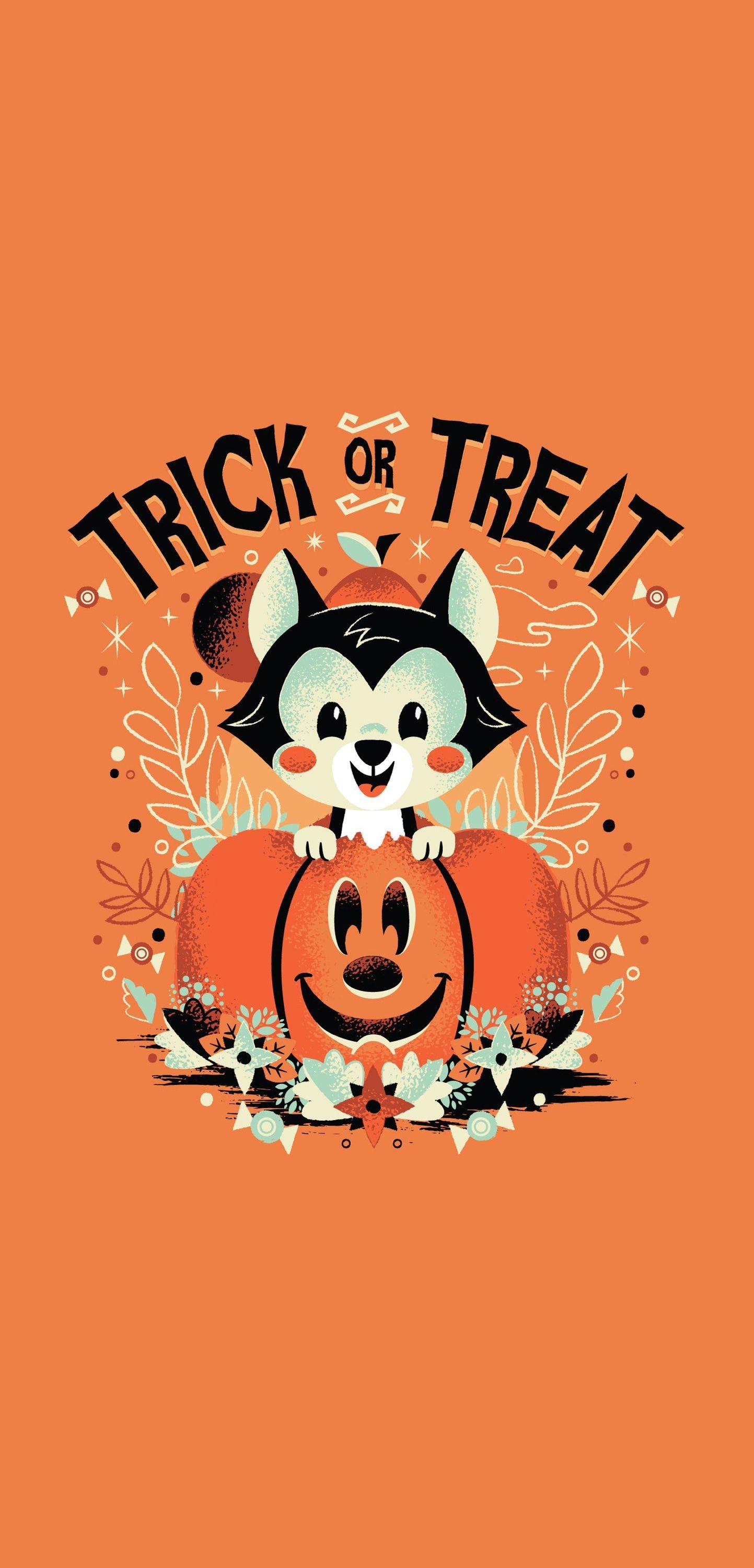 1450x3000 Disney Halloween iPhone Wallpaper, Phone