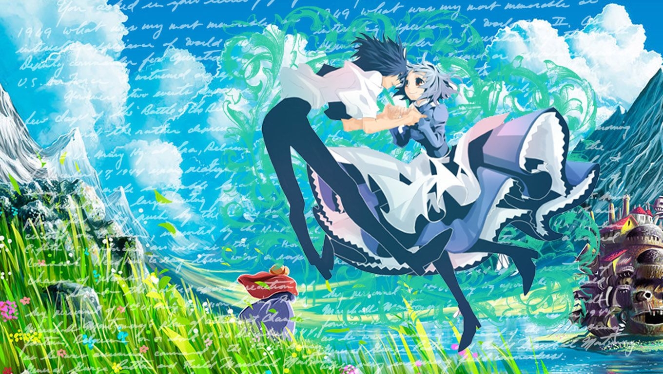 1360x770 Howl's moving castle wallpaper. Howls moving castle wallpaper, Howls moving castle, Howls moving castle art, Desktop