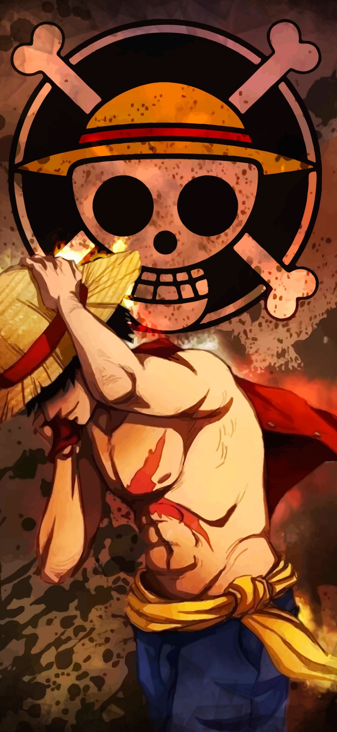 1290x2800 One Piece iPhone Wallpaper, Phone