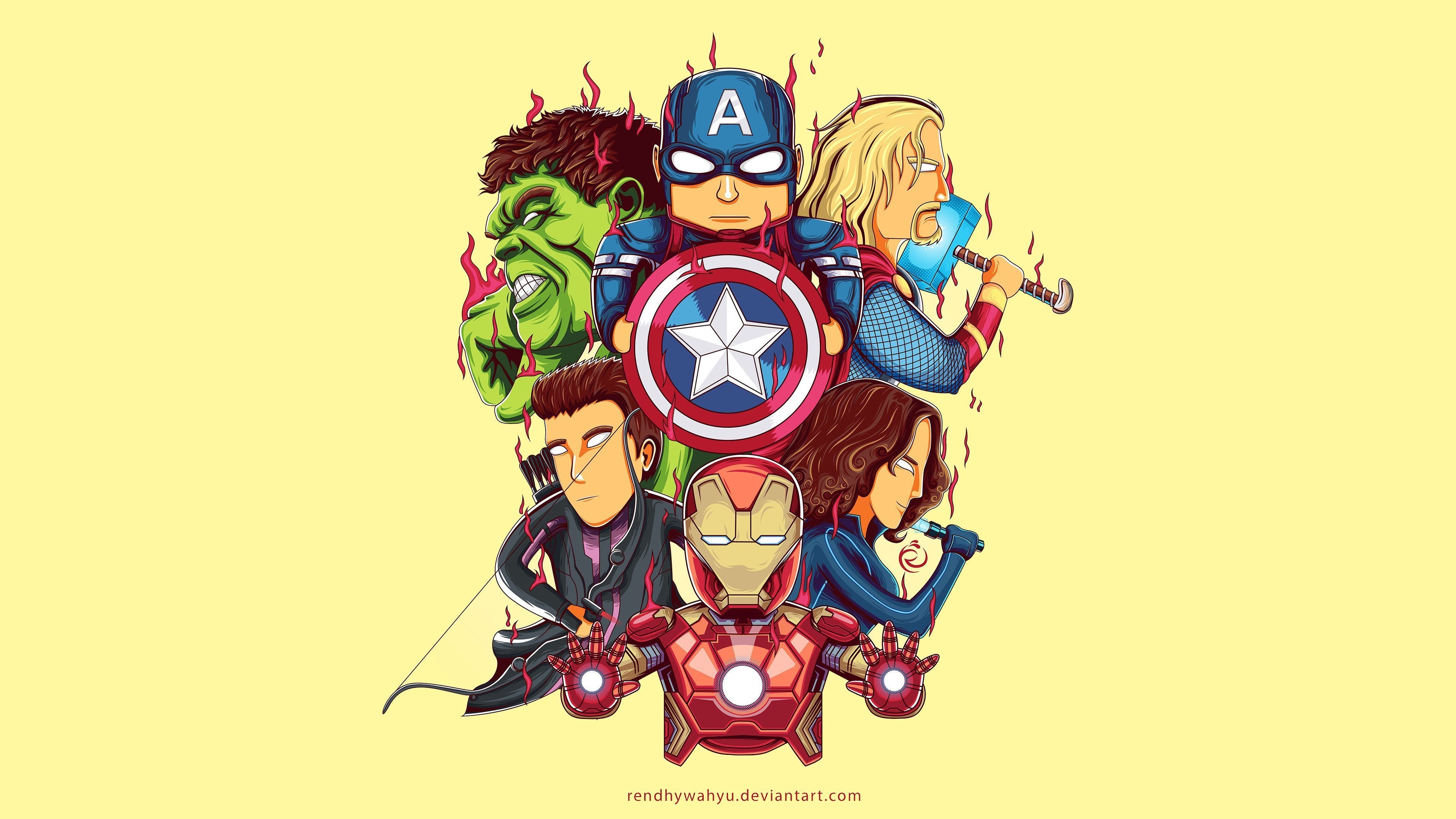 3840x2160 Little Avengers Wallpaper Free Little Avengers Background, Desktop