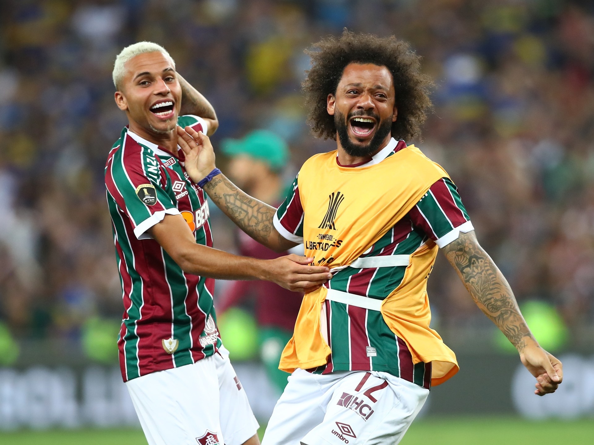 1920x1440 Real Madrid icon Marcelo breaks down in tears after helping boyhood club Fluminense win Copa Libertadores for first time. The US Sun, Desktop