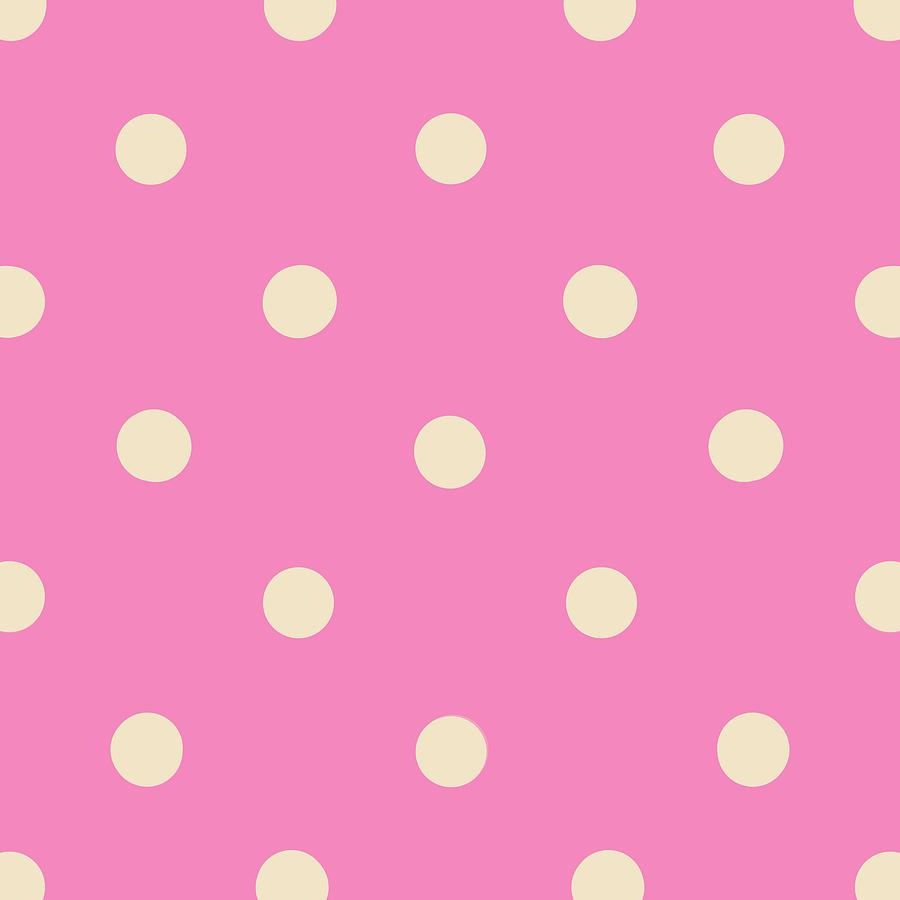 900x900 Pink Polka Dot Pattern Digital Art by Nicole Wilson. Fine Art America, Phone