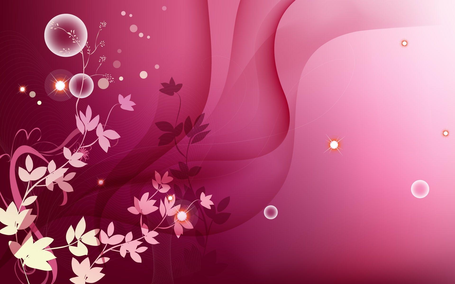 1920x1200 Swirls Pink Purple Leaves Wallpaper and, Desktop