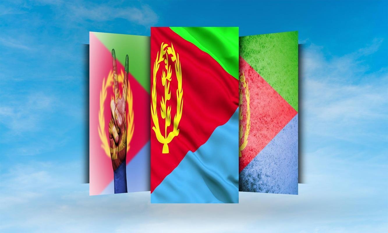 1340x800 Eritrea Flag Wallpaper for Android, Desktop