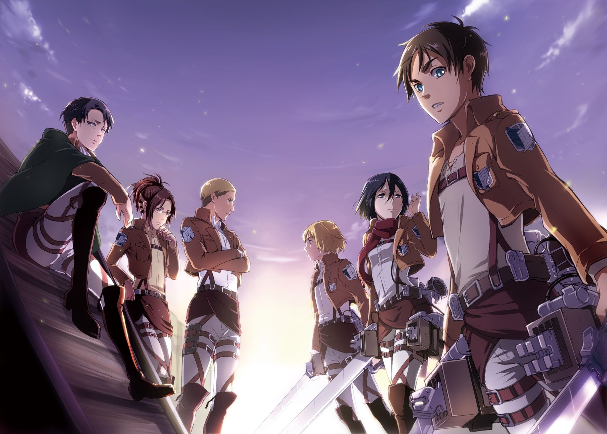 2000x1440 eren jaeger mikasa ackerman armin arlert attack on titan shingeki no kyojin #Anime P #wal. Attack on titan soundtrack, Attack on titan, Attack on titan anime, Desktop