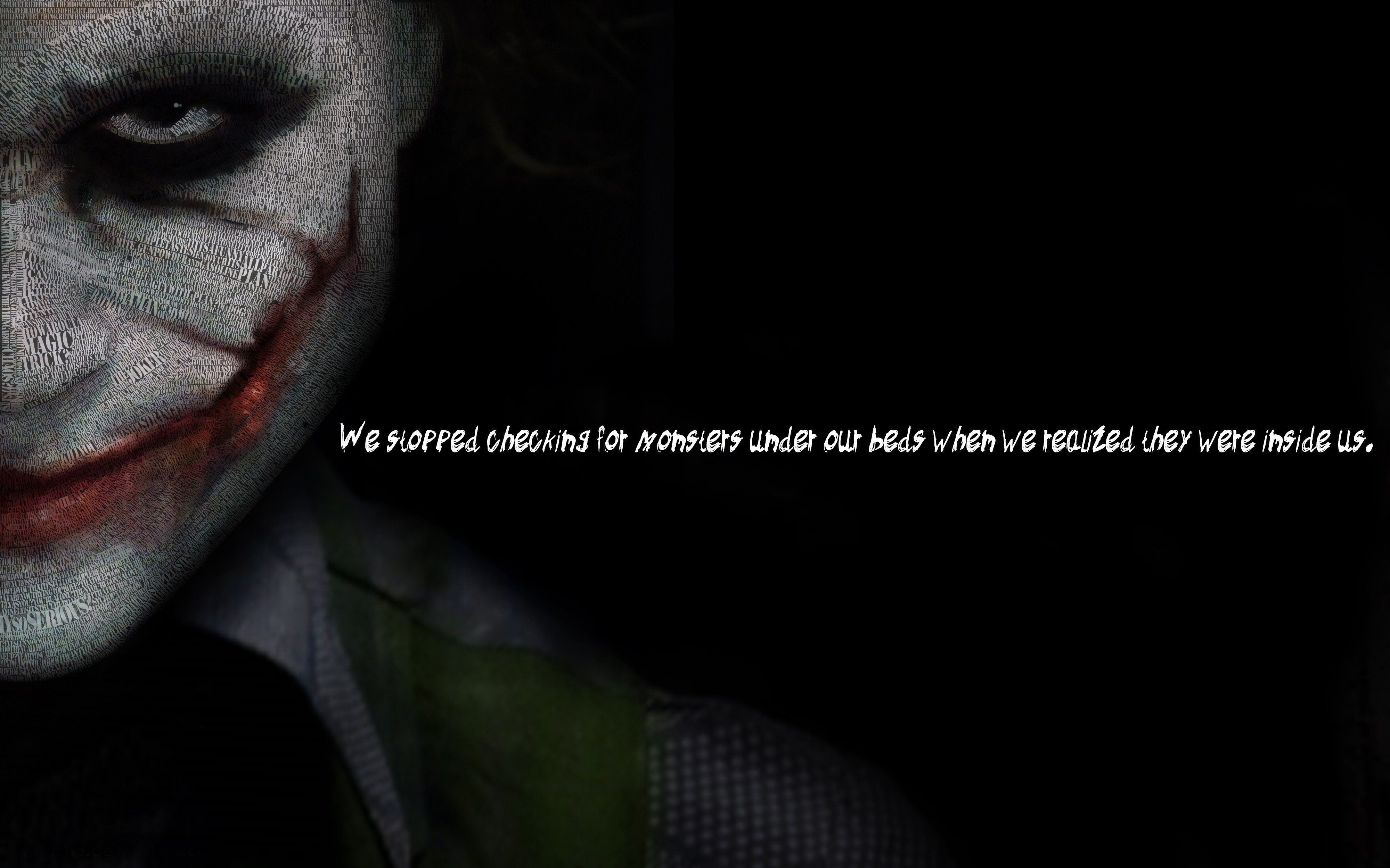 4000x2500 Joker Quotes Wallpaper Free Joker Quotes Background, Desktop