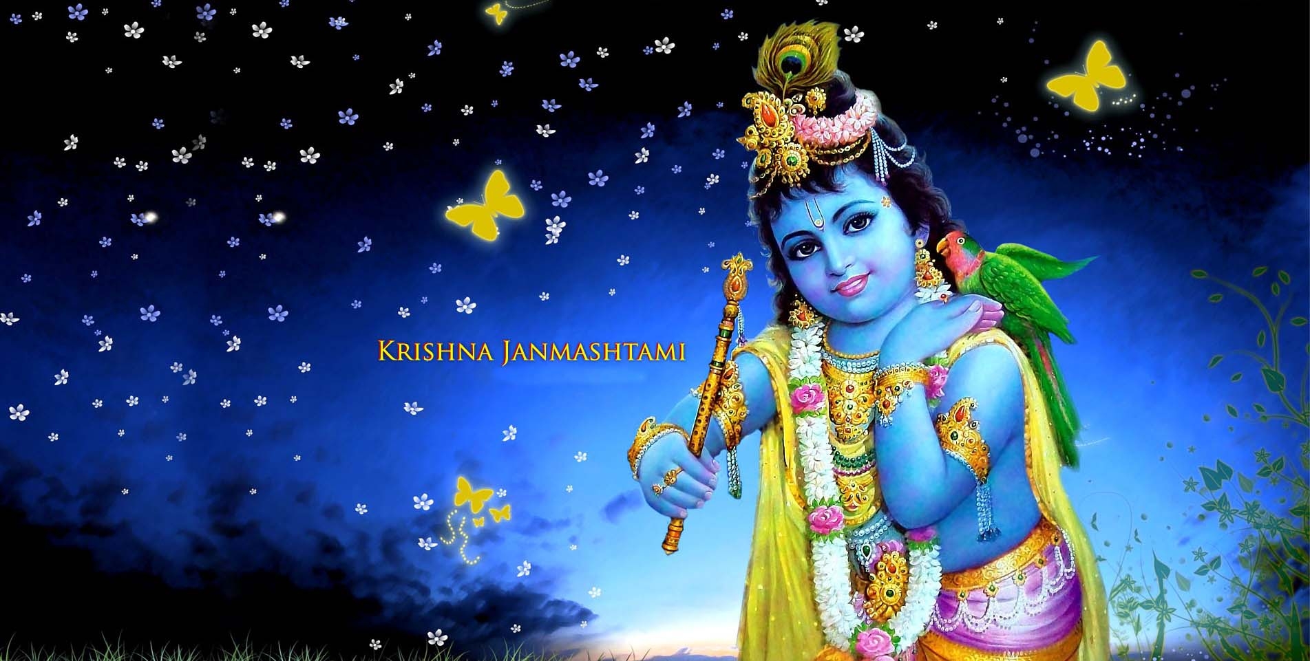 1910x970 Krishna Janmashtami photo, image & wallpaper download, Desktop