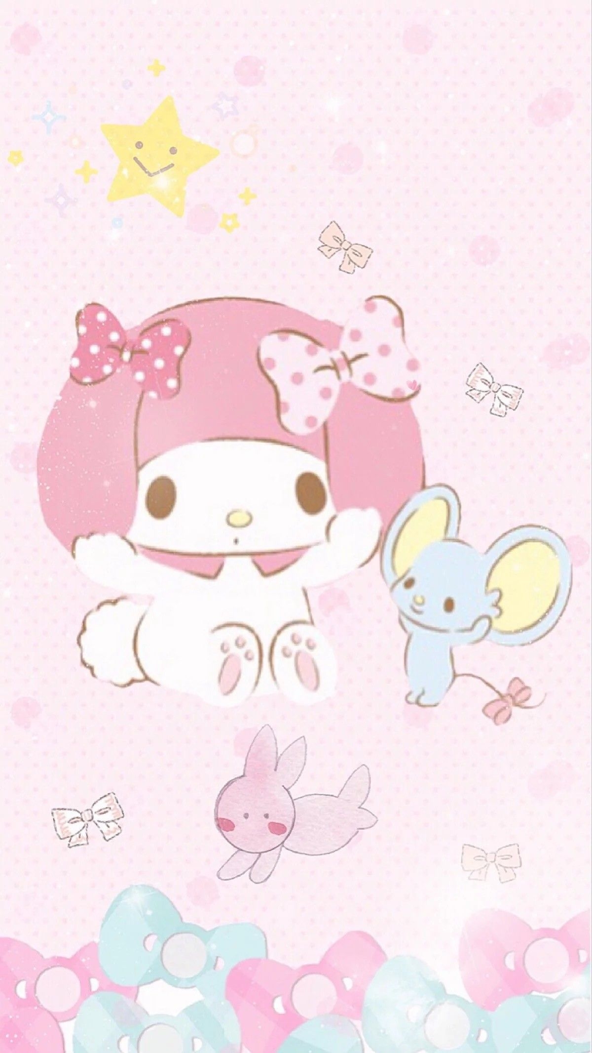 1200x2140 Kawaii Dark Cute Aesthetic Sanrio Wallpaper iPhone, Phone