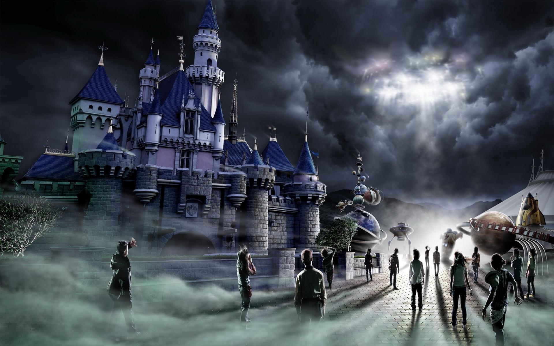 1920x1200 Hong Kong Disneyland Halloween, Desktop