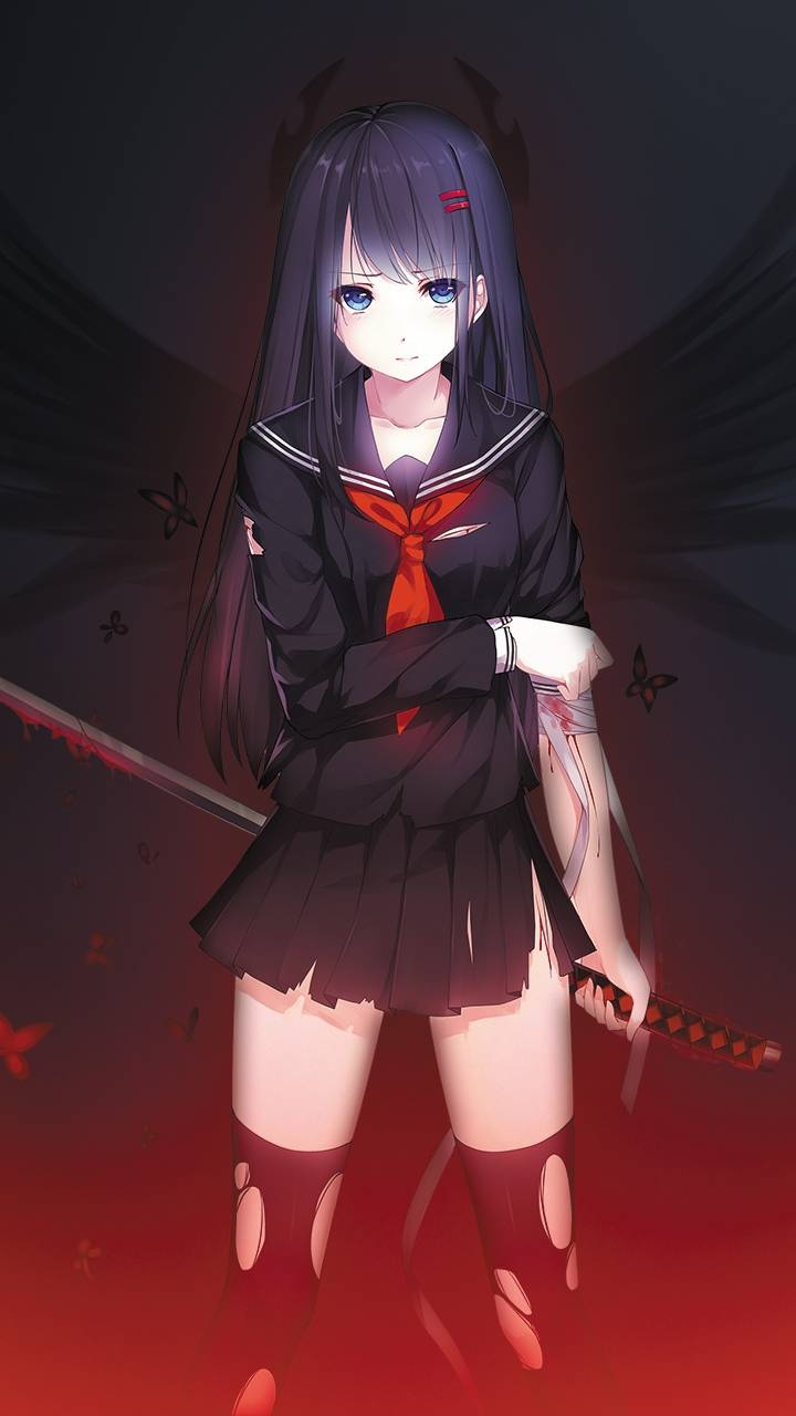 720x1280 Cute Anime Demon Girl Wallpaper, Phone