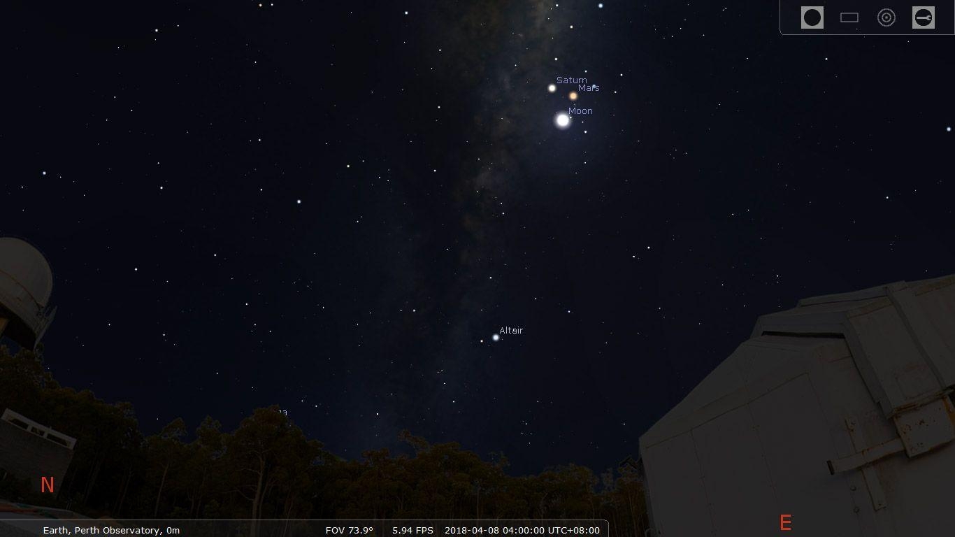 1370x770 What's In April's Night Skies To The Perth Observatory, Desktop