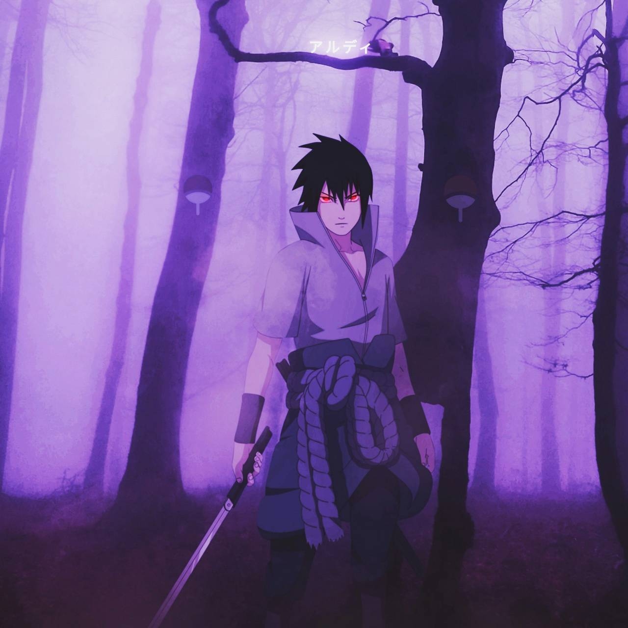 1280x1280 Purple Sasuke Wallpaper Free Purple Sasuke Background, Phone