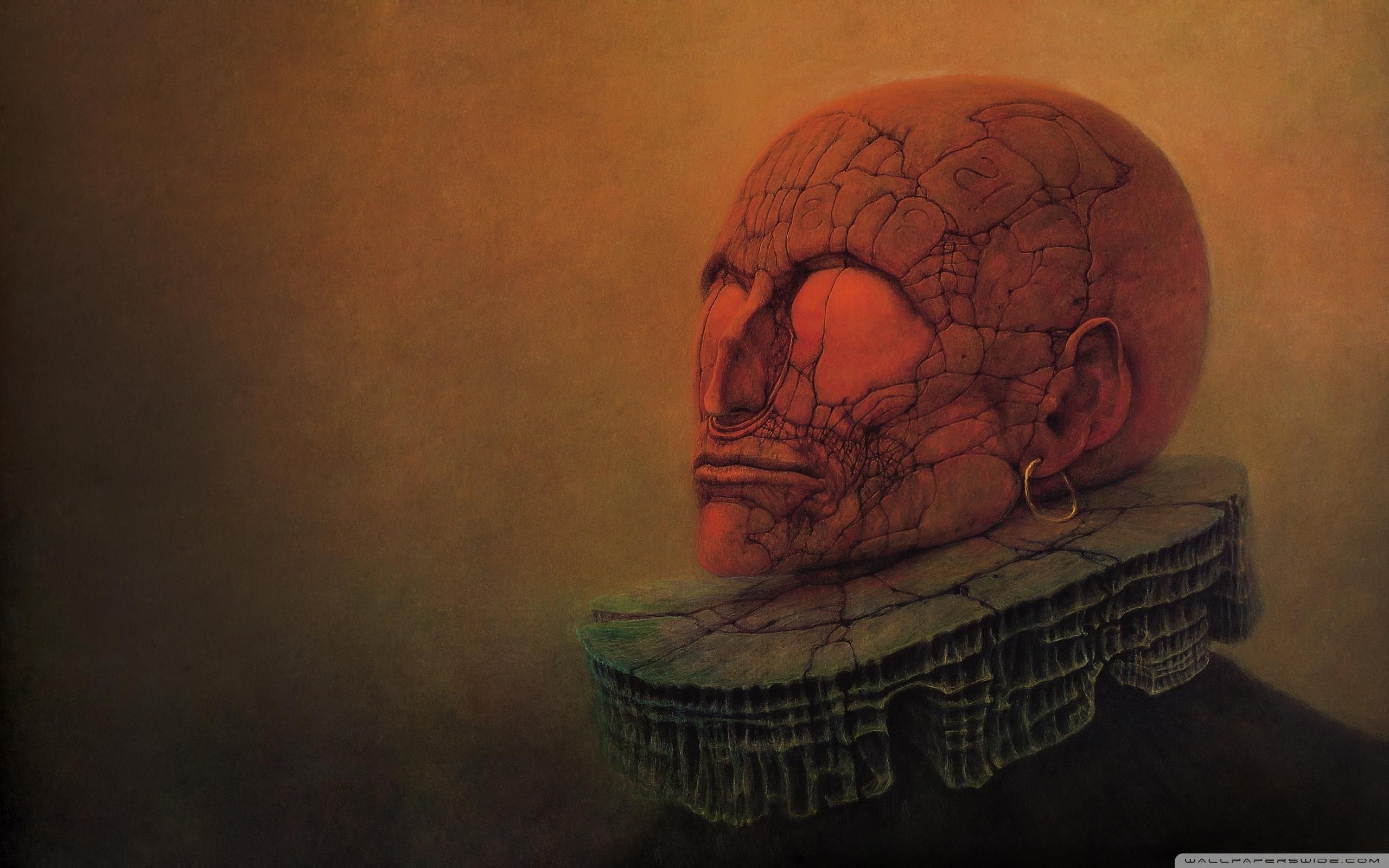 2560x1600 Download Zdzislaw Beksinski Noble UltraHD Wallpaper, Desktop