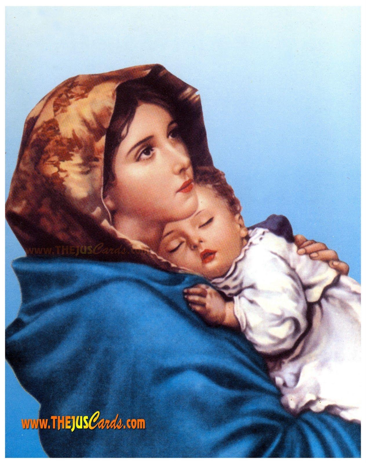 1270x1600 Jesus Christ Mother Mary Wallpaper, Phone