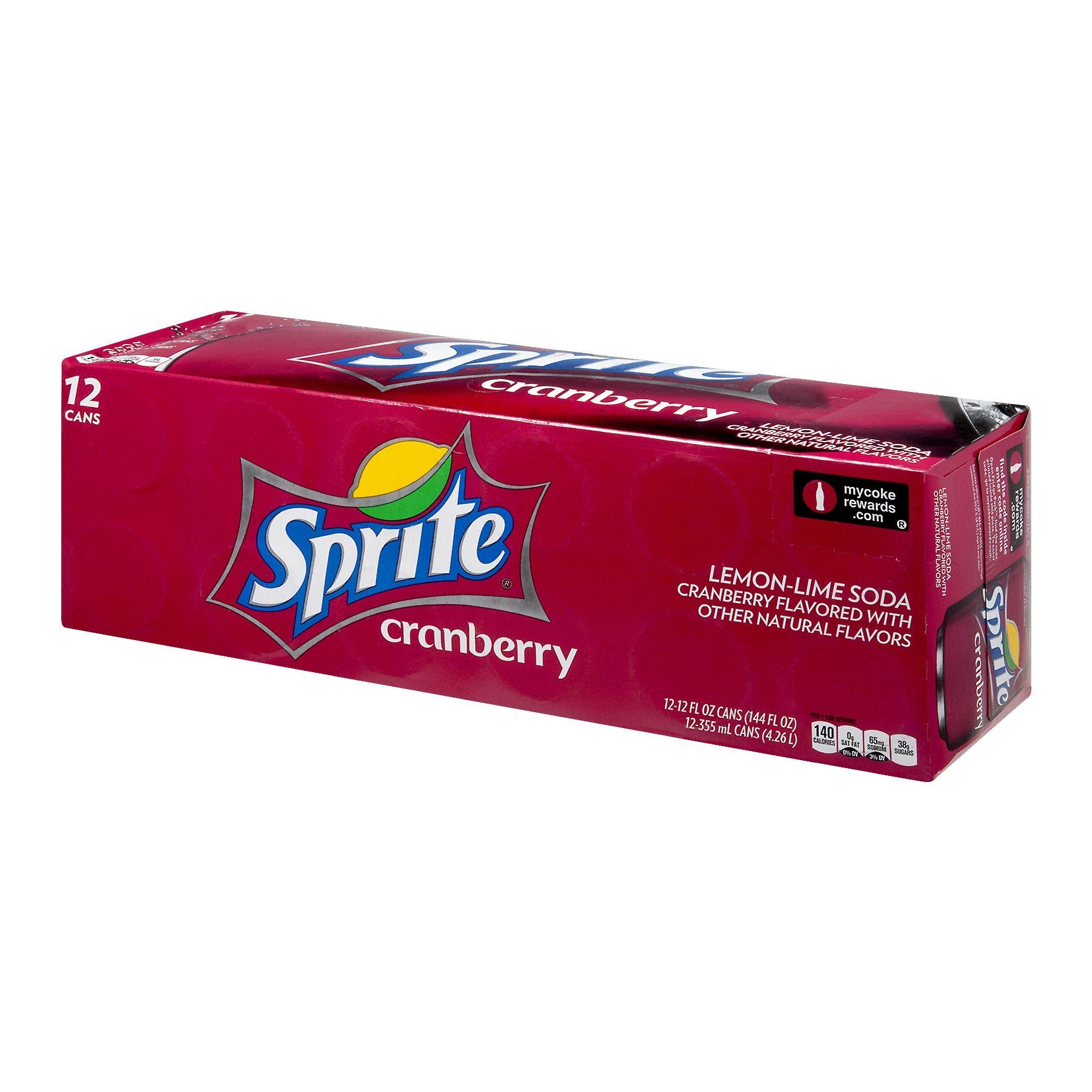 1800x1800 Sprite Soda, Cranberry, 12 Fl Oz, 12 Count, Phone