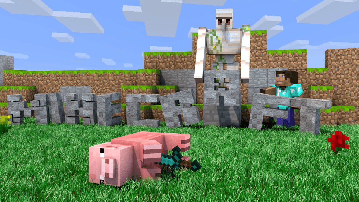 1200x670 Minecraft wallpaper pig [1920x1080], Desktop