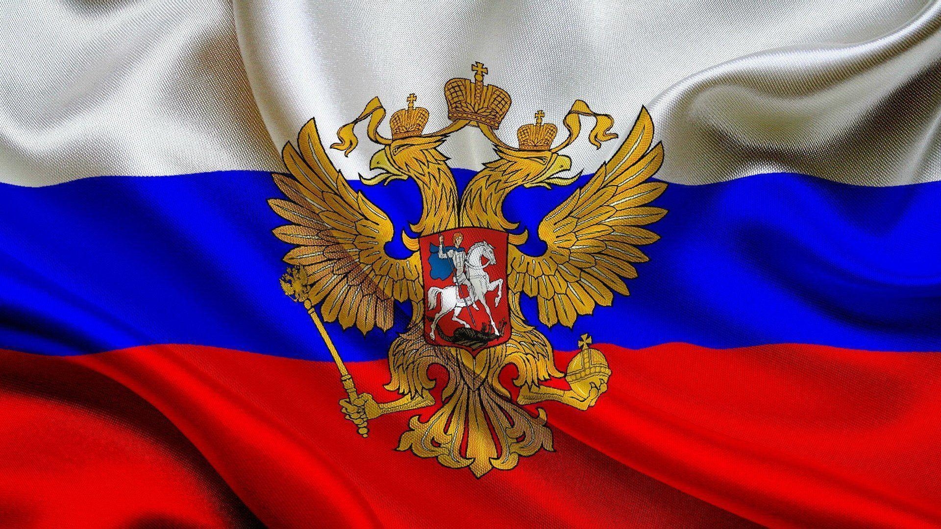 1920x1080 russia flag coat of arms russian flag the flag of the russian, Desktop