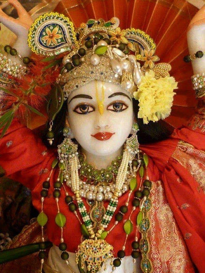 800x1070 wallpaper1download: Lord Radha Krishna Iskcon Temple wallpaper image, Phone