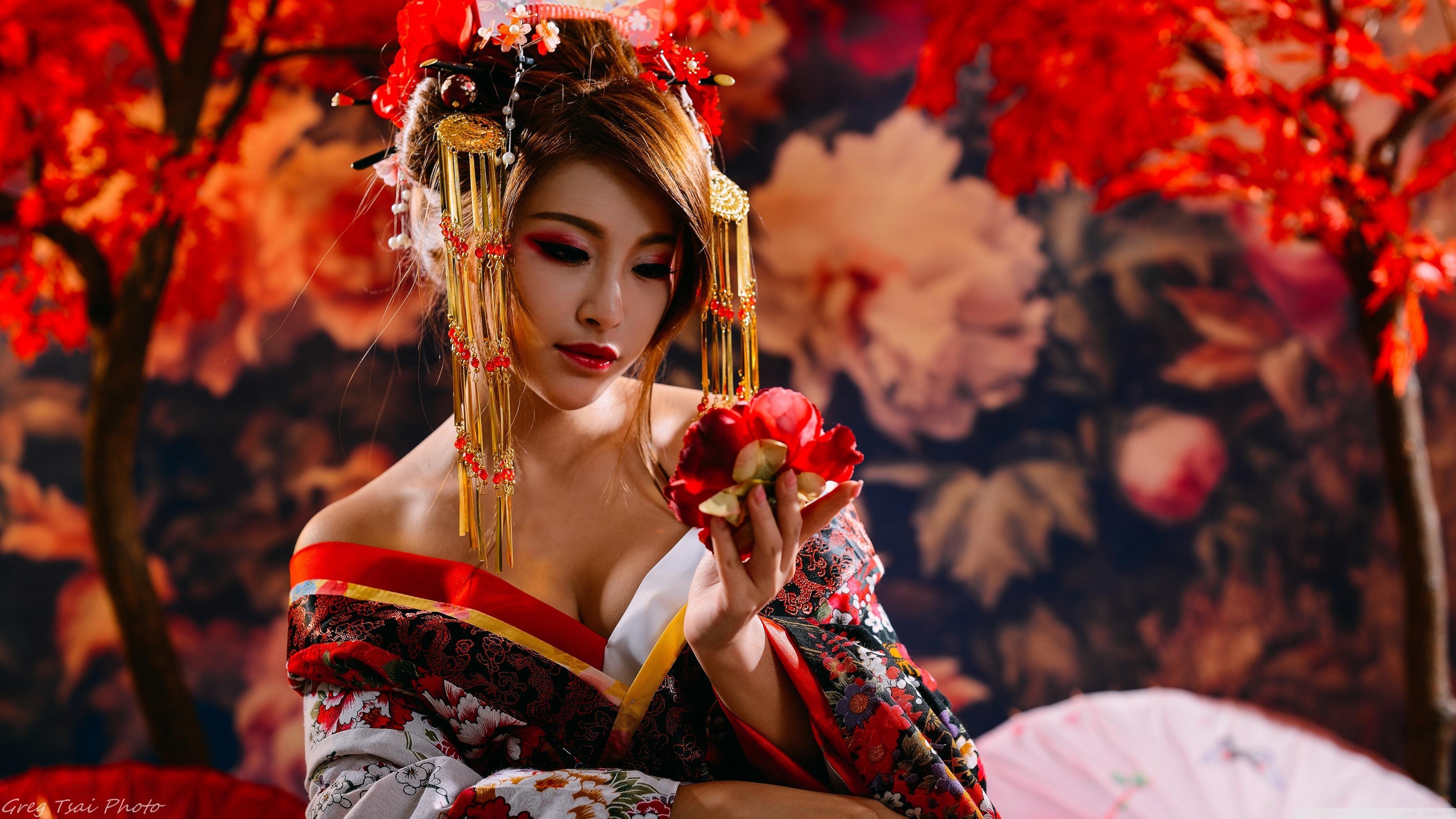 3560x2000 Japanese Woman ❤ 4K HD Desktop Wallpaper for 4K Ultra HD TV • Wide, Desktop