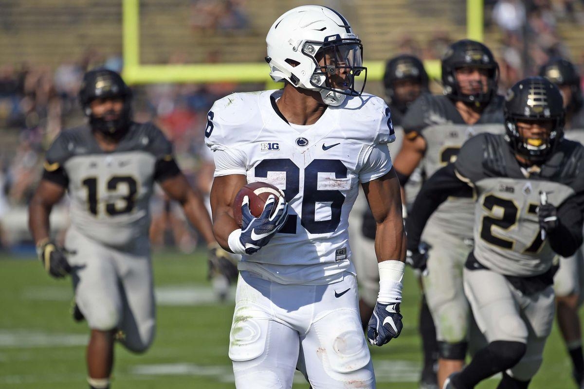 1200x800 Player to Watch: Penn State's Saquon Barkley Heart Gold Pants, Desktop