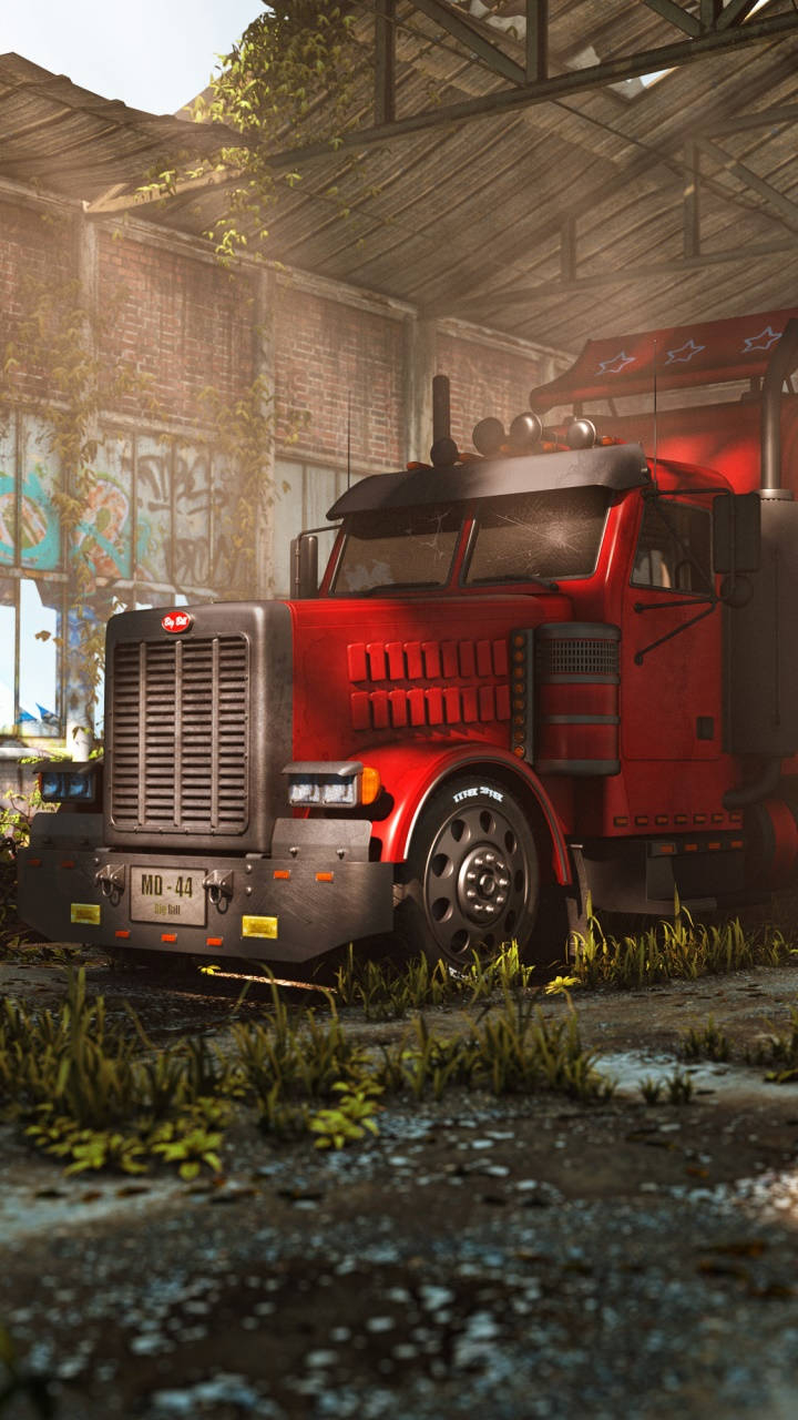 720x1280 Aesthetic Peterbilt Truck Wallpaper, Phone